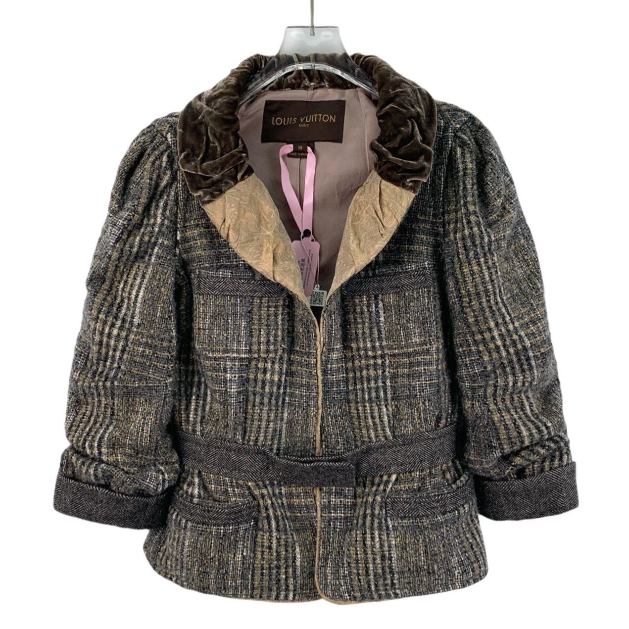 Louis Vuitton Louis Vuitton Brown Jacket S Women Size S / US 4 / IT 40 - 1 Thumbnail