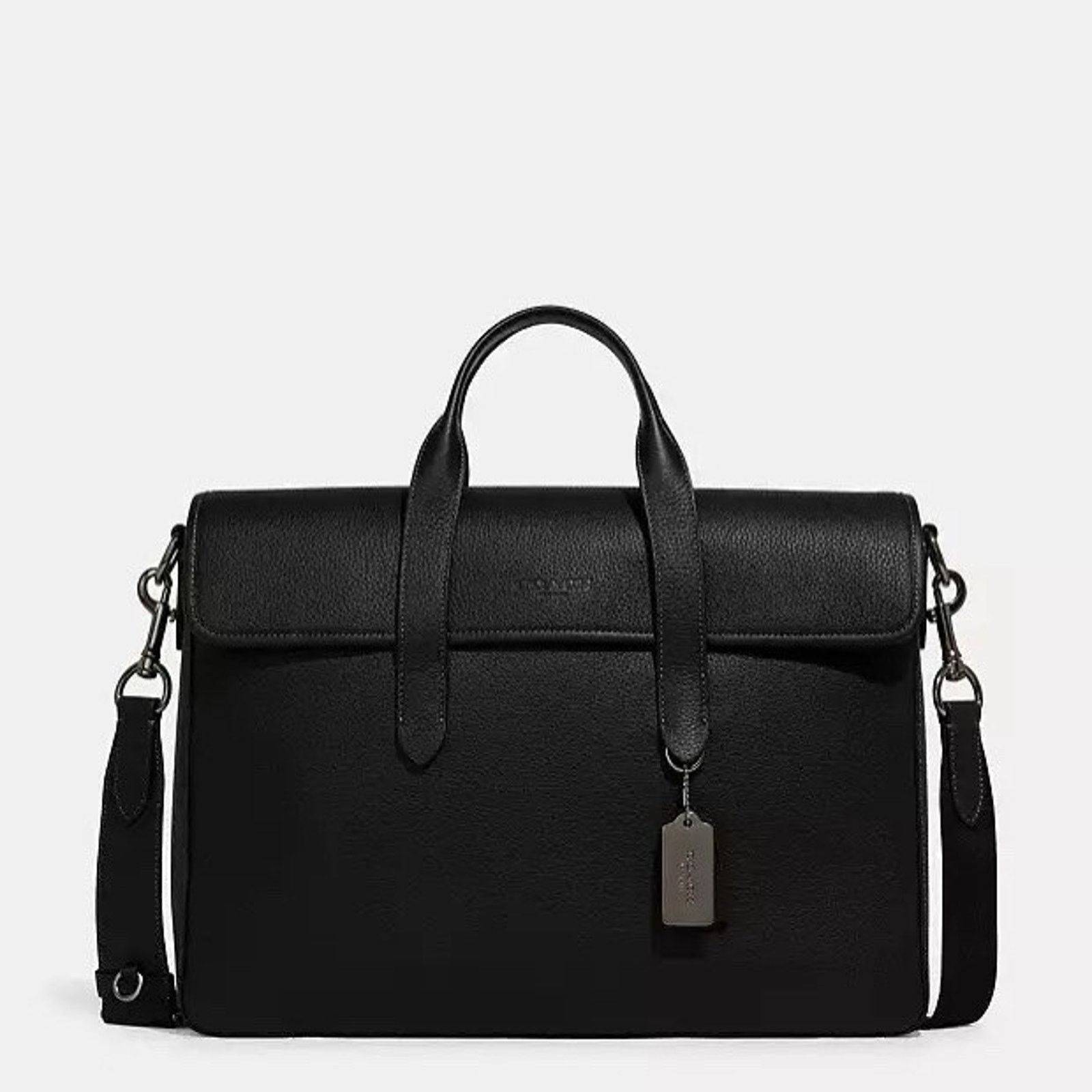 Coach NWT Coach Sullivan Portfolio Brief In Black Leather C9875 Size ONE SIZE - 2 Thumbnail