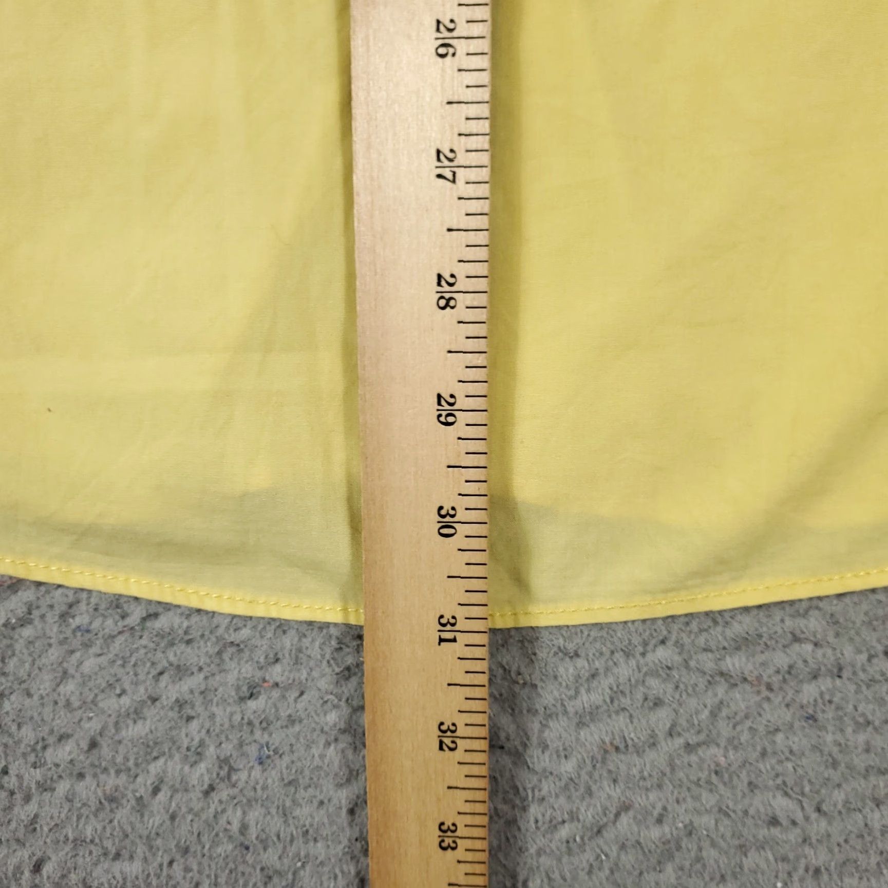 Nautica Nautica Shirt Mens XL Yellow Button-Up Long Sleeve Cotton Size US XL / EU 56 / 4 - 7 Thumbnail