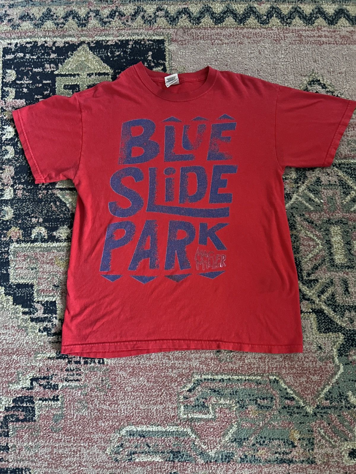 Rap Tees Vintage Mac Miller Blue Slide Park Tour Shirt Size US M / EU 48-50 / 2 - 1 Thumbnail