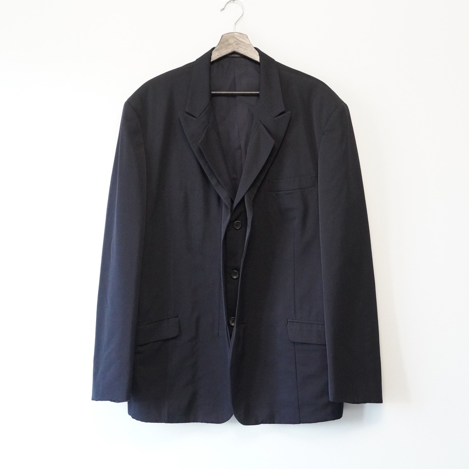 Yohji Yamamoto Yohji Yamamoto Double Layer Jacket 1995 Size US M / EU 48-50 / 2 - 1 Thumbnail
