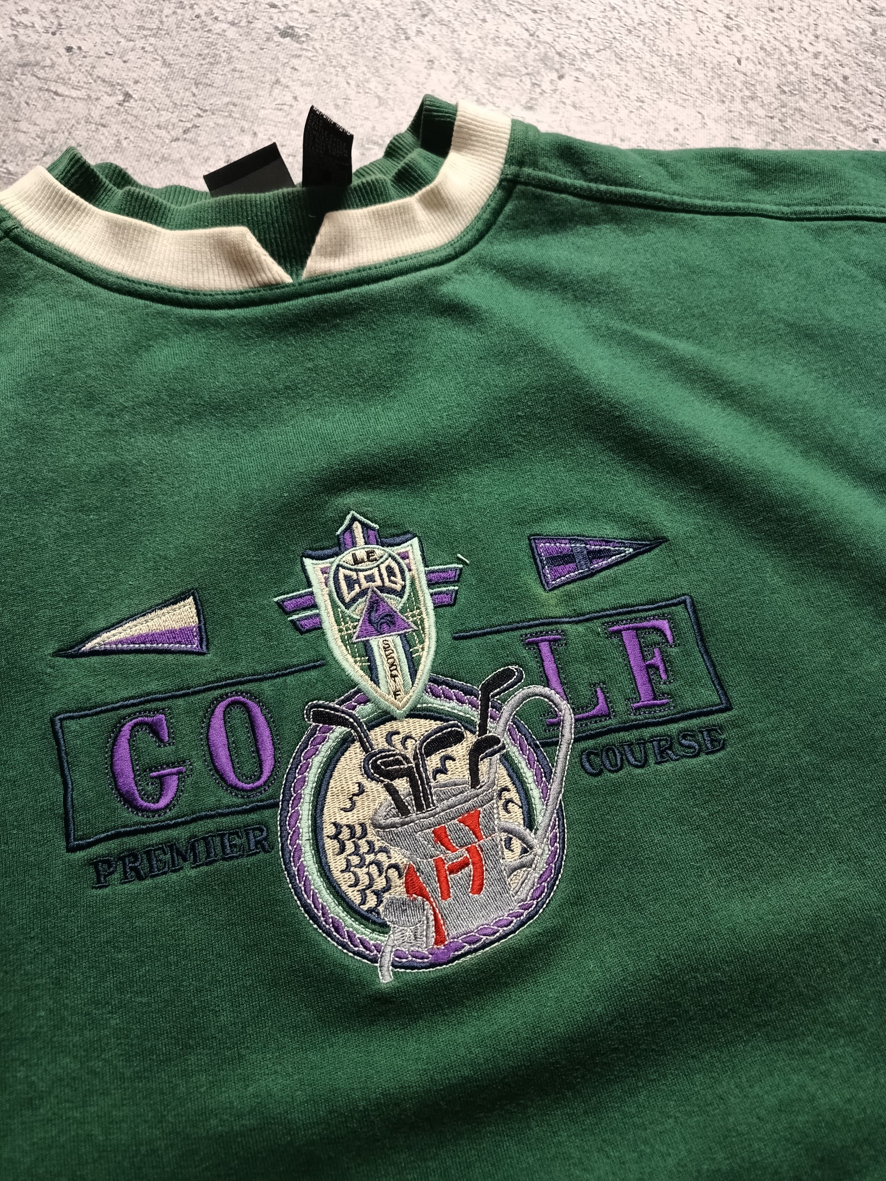 Le Coq Sportif × Vintage Vintage Le Coq Sportif Sweatshirt Size US L / EU 52-54 / 3 - 2 Thumbnail