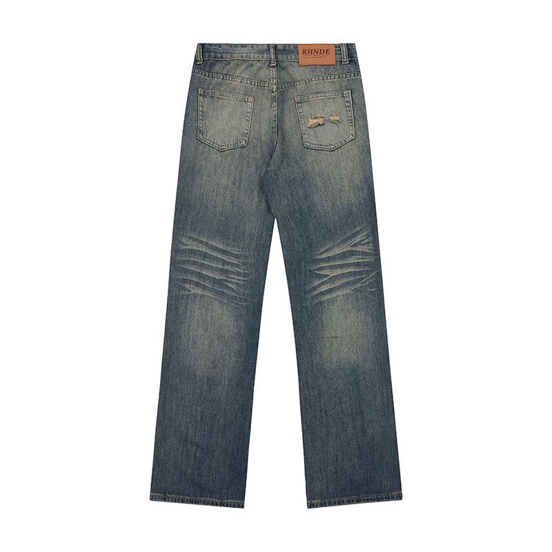 Vintage American high street cleanfit casual straight leg jeans Size US 32 / EU 48 - 2 Thumbnail