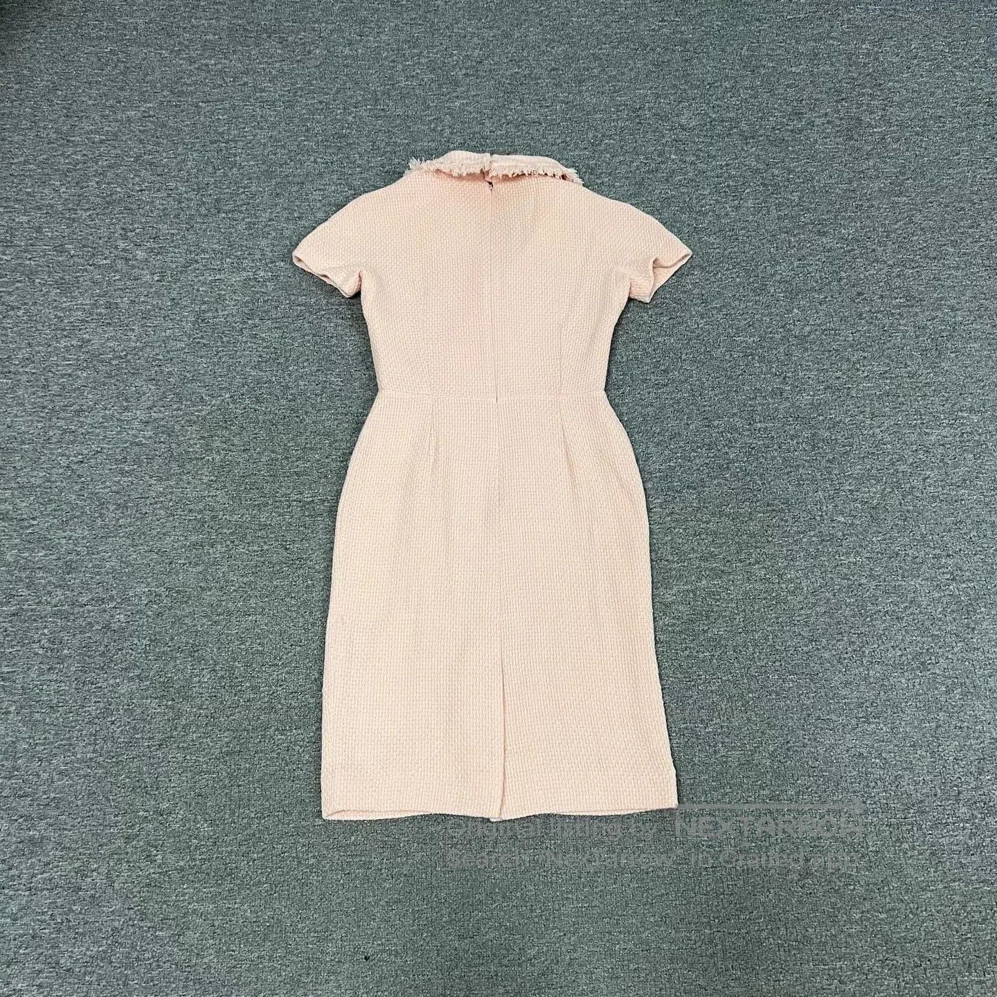 Dior Dior Runway Pink Fringe Silk Wool Dress. Size XS / US 0-2 / IT 36-38 - 3 Thumbnail
