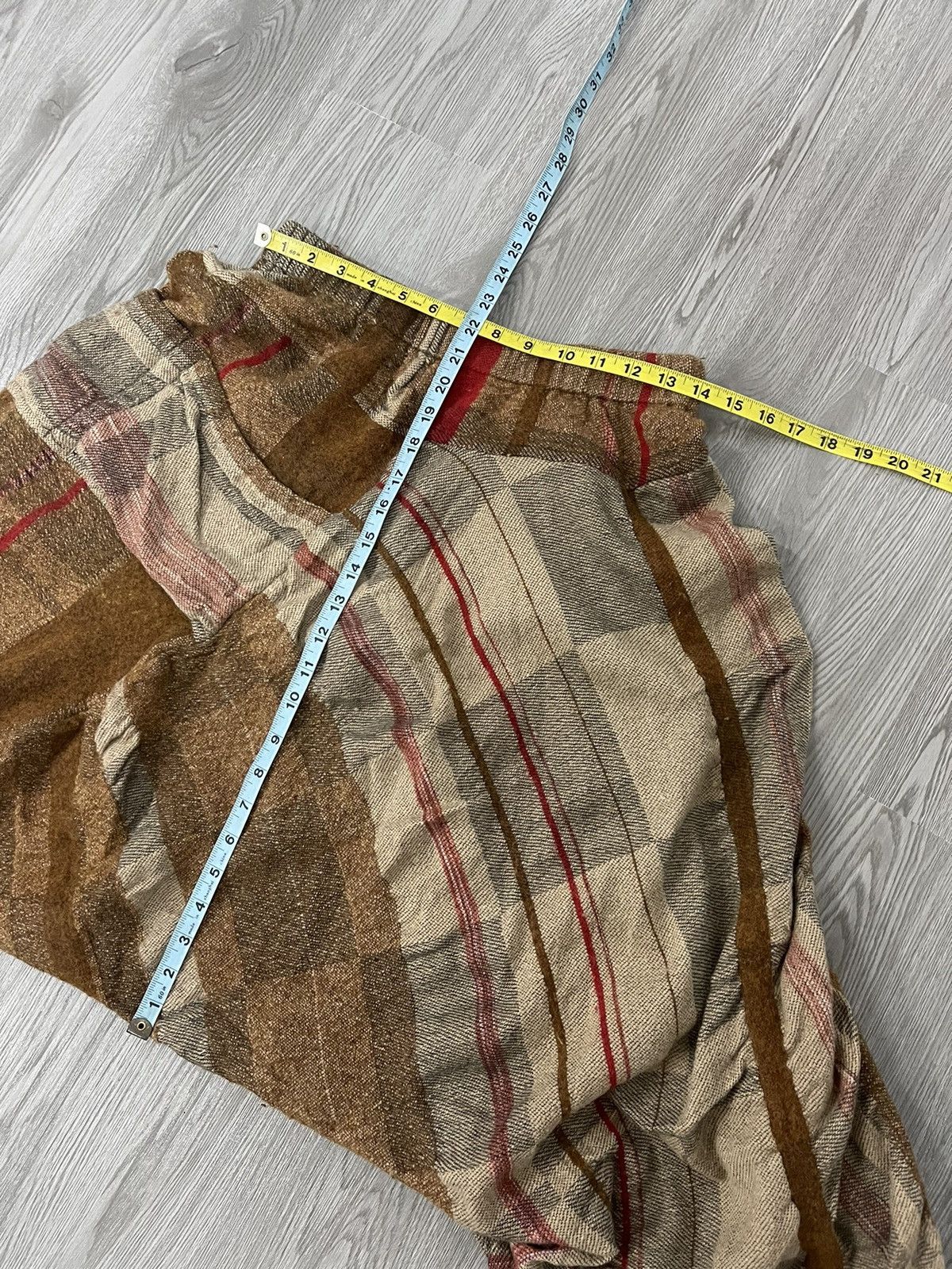Japanese Brand Tamaki niime asymmetrical wool&cotton blend harem pant Size US 32 / EU 48 - 13 Thumbnail