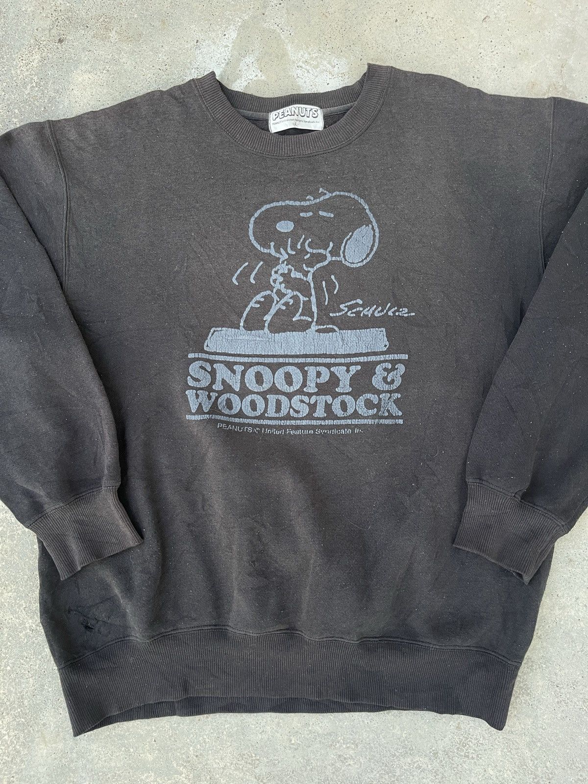 Vintage Vintage Snoopy & Woodstock Sweatshirt Size US L / EU 52-54 / 3 - 2 Thumbnail
