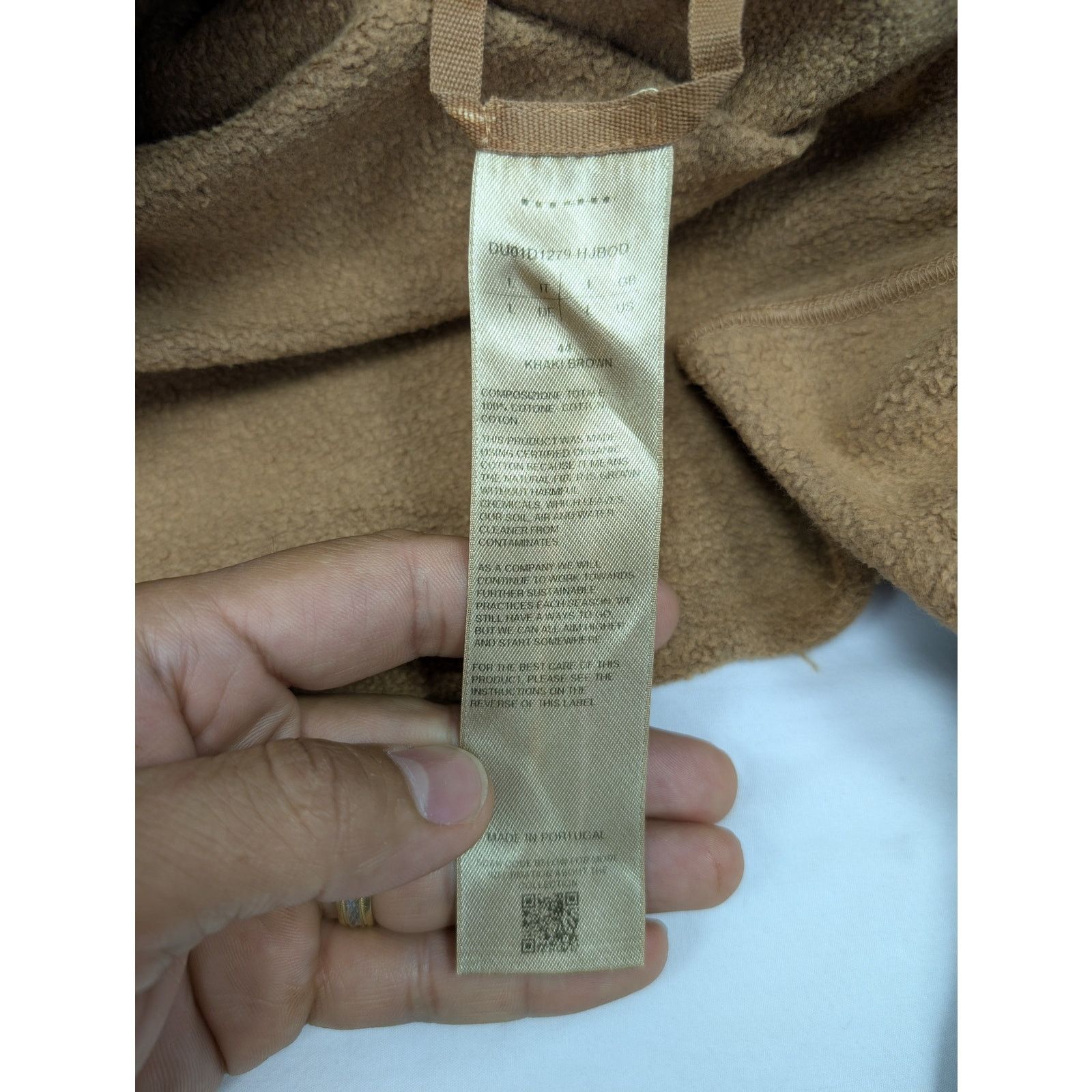 Rick Owens o1rshd1 Crewneck Sweatshirt in Khaki Brown Size US L / EU 52-54 / 3 - 8 Thumbnail