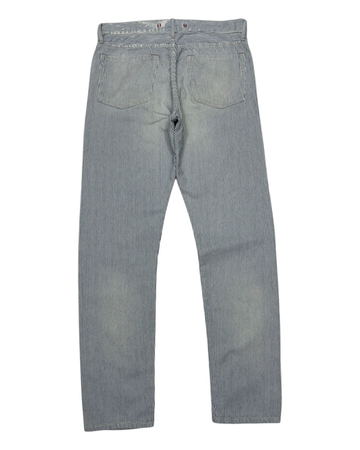 GOA Goa Blue Stripe Nice Faded Denim Pants Size 30" / US 8 / IT 44 - 8 Thumbnail
