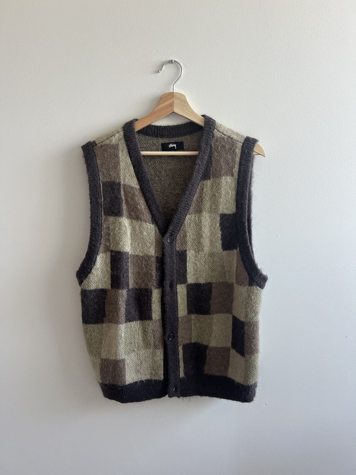 Stussy Stussy Mohair Vest Size US S / EU 44-46 / 1 - 1 Thumbnail