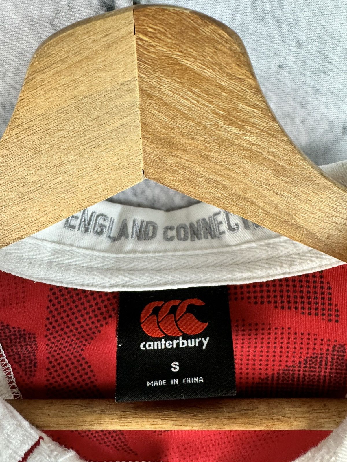 Canterbury of New Zealand Vintage Canterbury England Rugby Union Long Sleeve Jersey. Size US S / EU 44-46 / 1 - 3 Thumbnail