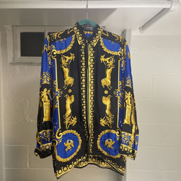 Versace shirt tupac sale