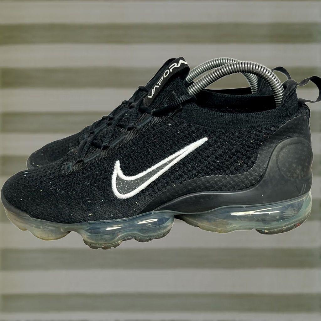 Nike Nike Air Vapormax 2021 FK Flyknit Black Silver White DC4112-002 Womens 8.5 Size ONE SIZE - 1 Thumbnail