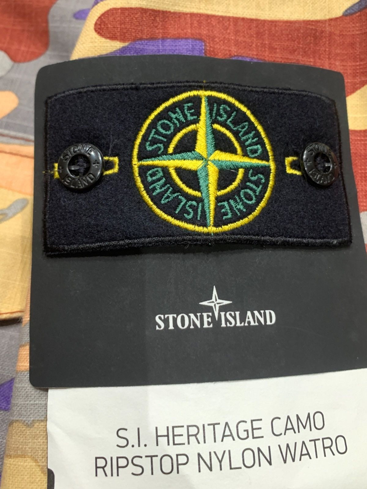 Stone Island Heritage camo ripstop nylon watro jacket Size US L / EU 52-54 / 3 - 5 Thumbnail