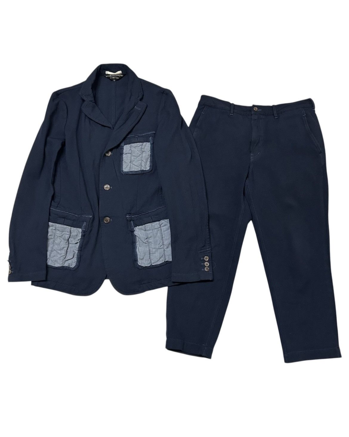 Comme des Garcons Homme Plus 743 00s Comme Des Garcons Homme Plus vintage suit set up Size 36R - 1 Thumbnail