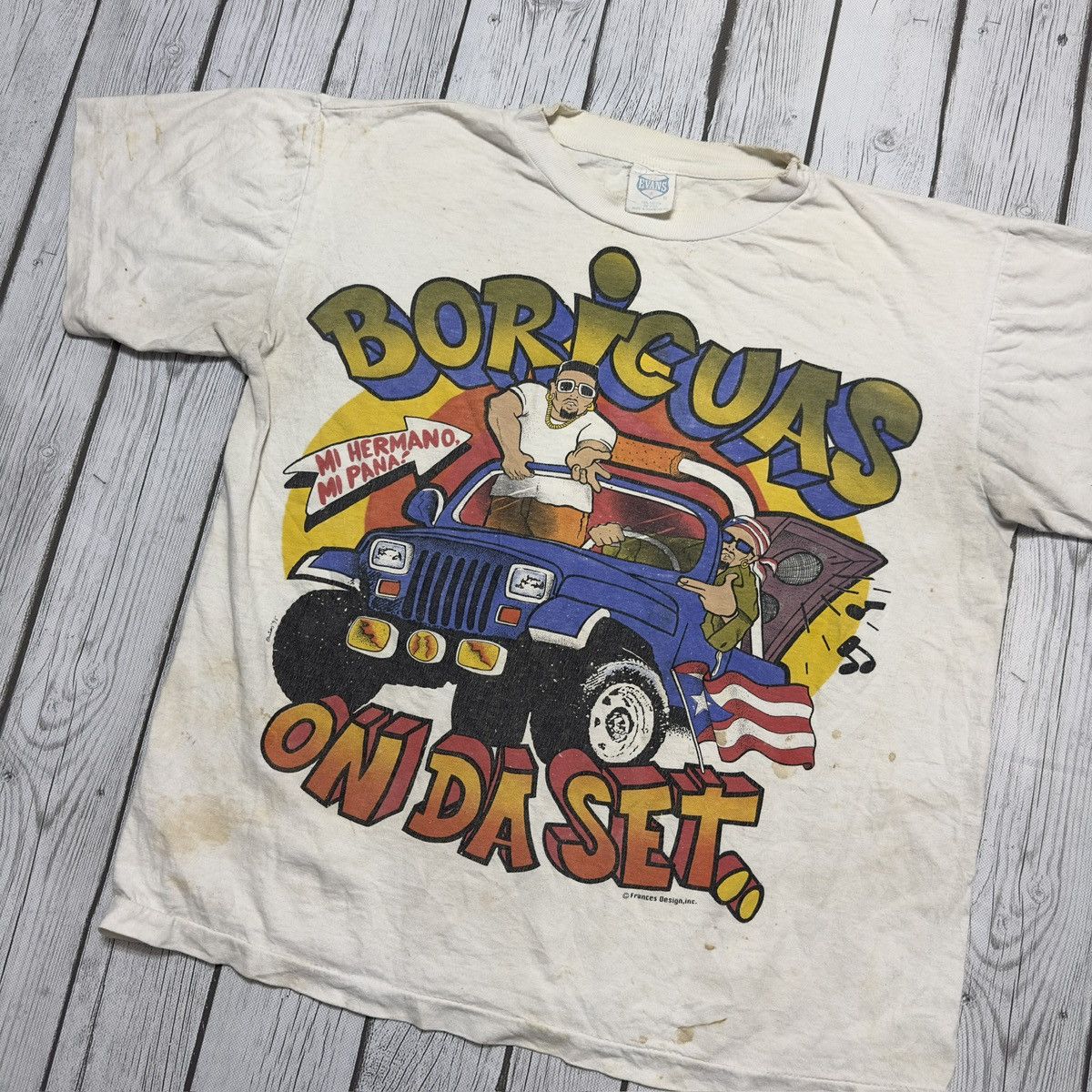 Vintage Vintage Boricuas tee Size US M / EU 48-50 / 2 - 3 Thumbnail
