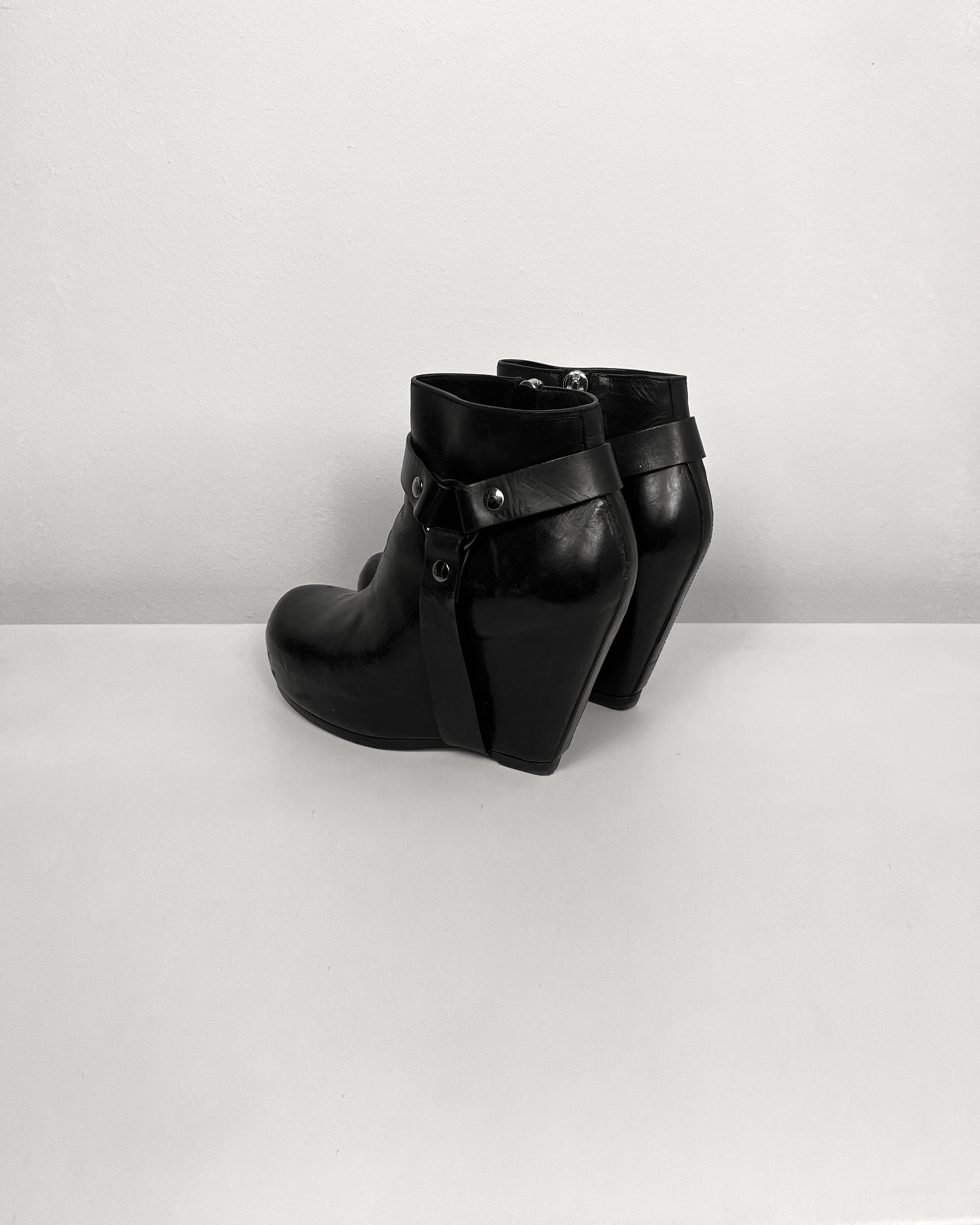 Rick Owens Rick Owens Harness Wedge Platform Boots Size US 5 / EU 37 - 2 Thumbnail