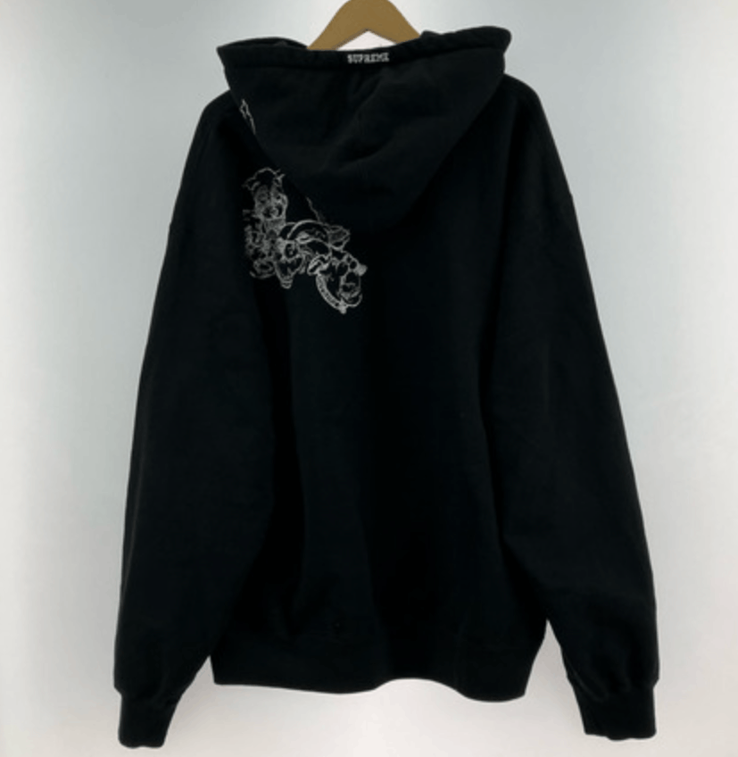 トップス Supreme Pitbulls Embroidered Hooded Supreme Pitbulls Embroidered Hooded Sweatshirt Black Men's