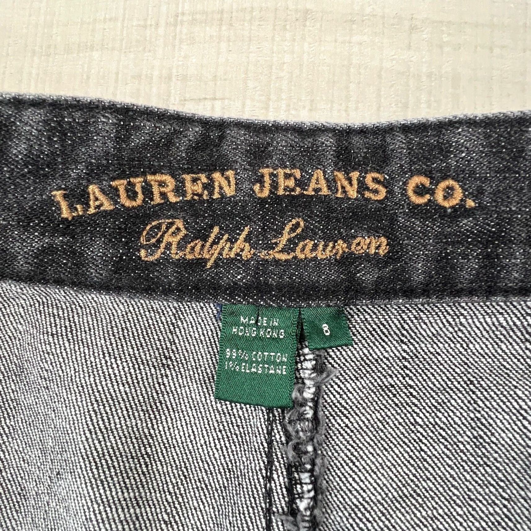 Ralph Lauren Lauren Ralph Lauren Womens Black Mid Rise Stretch Bootcut Jeans Size 8 Size 30" / US 8 / IT 44 - 4 Thumbnail