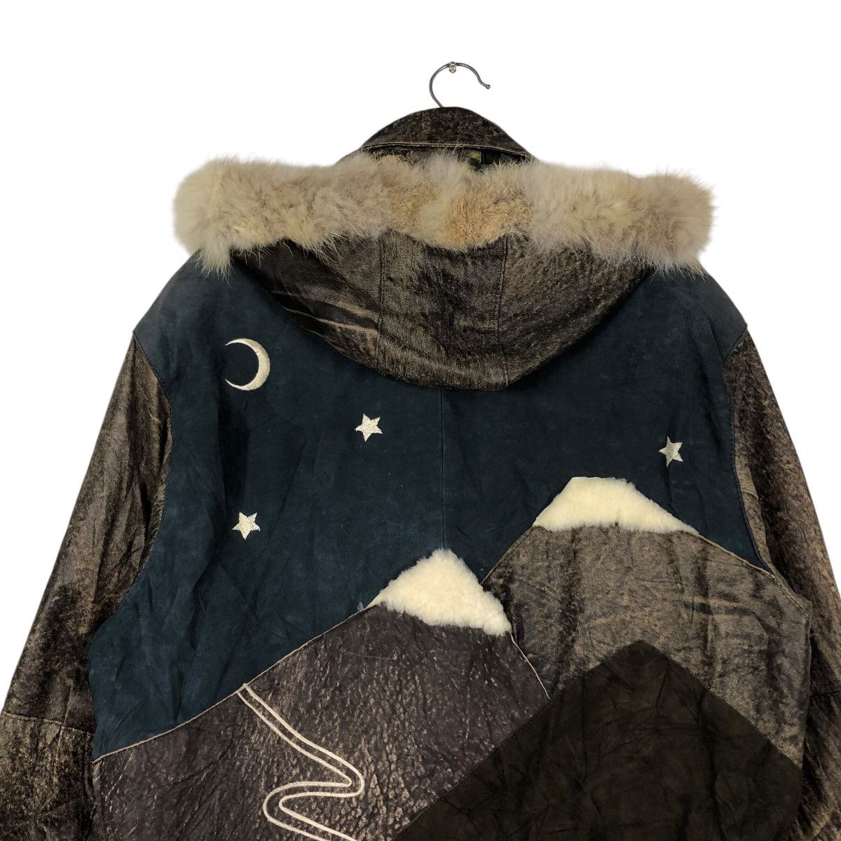 Japanese Brand × Vintage Vintage Biker Leather Jacket Embroidered Design IsseyMiyake Size US M / EU 48-50 / 2 - 10 Thumbnail