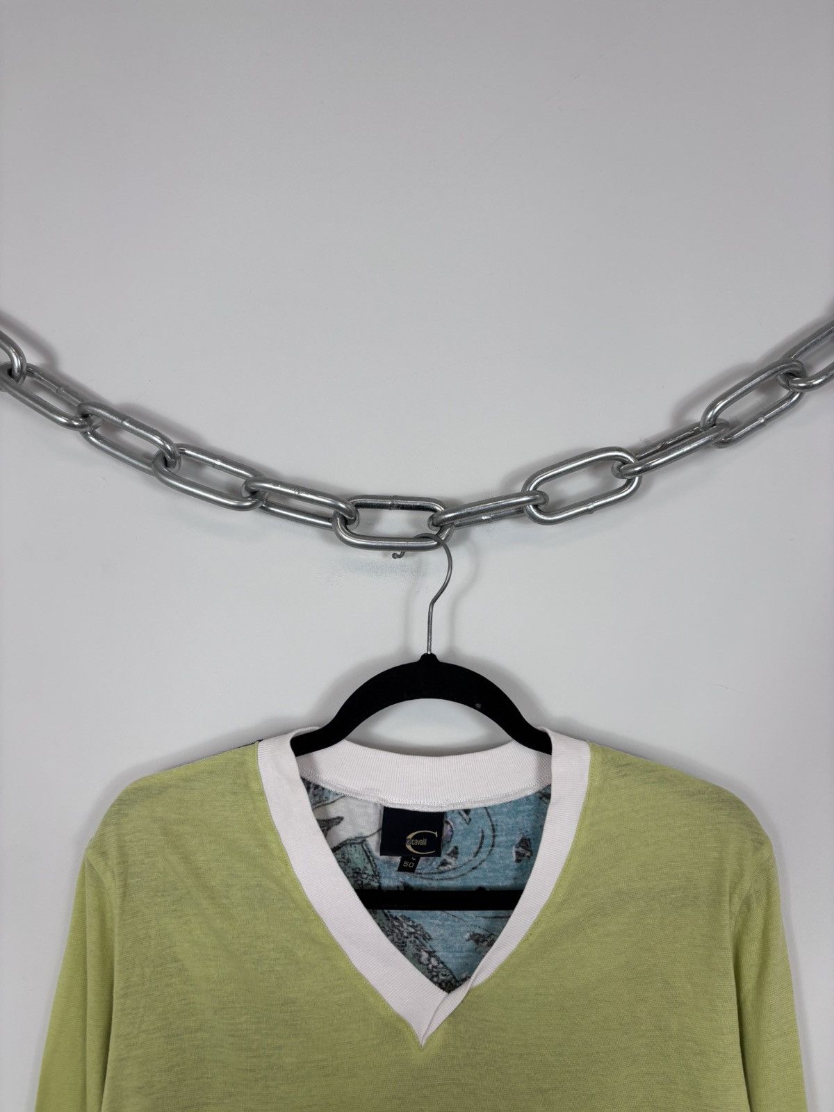 Just Cavalli Just Cavalli Y2K Women’s Floral Snake Animal Long Sleeve Tee Size XL / US 12-14 / IT 48-50 - 4 Thumbnail