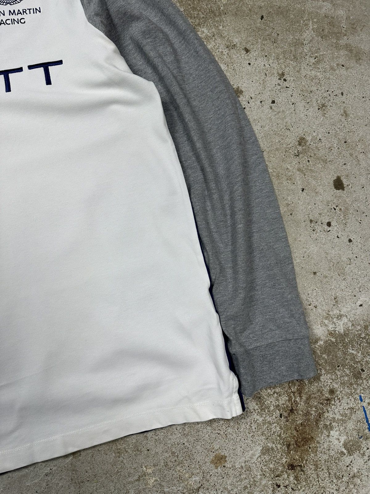 Hackett Vintage Hackett x Aston Martin Racing Long Sleeve Polo Rugby Size US XL / EU 56 / 4 - 3 Thumbnail