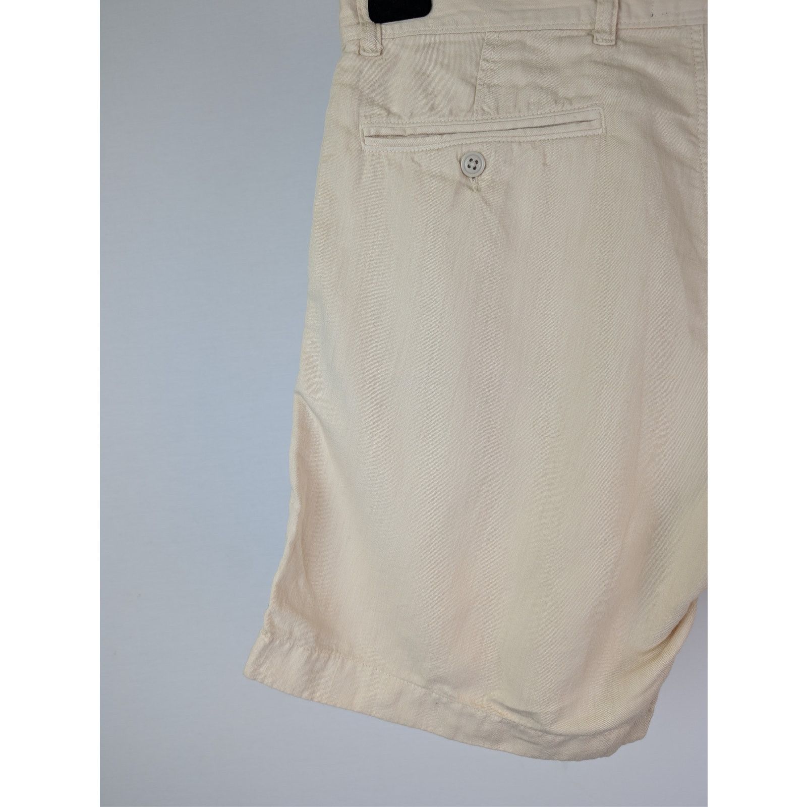 Todd Snyder o1rshd1 CC20 Cotton-Linen Chino Shorts in Light Beige/Cream Size US 32 / EU 48 - 14 Thumbnail