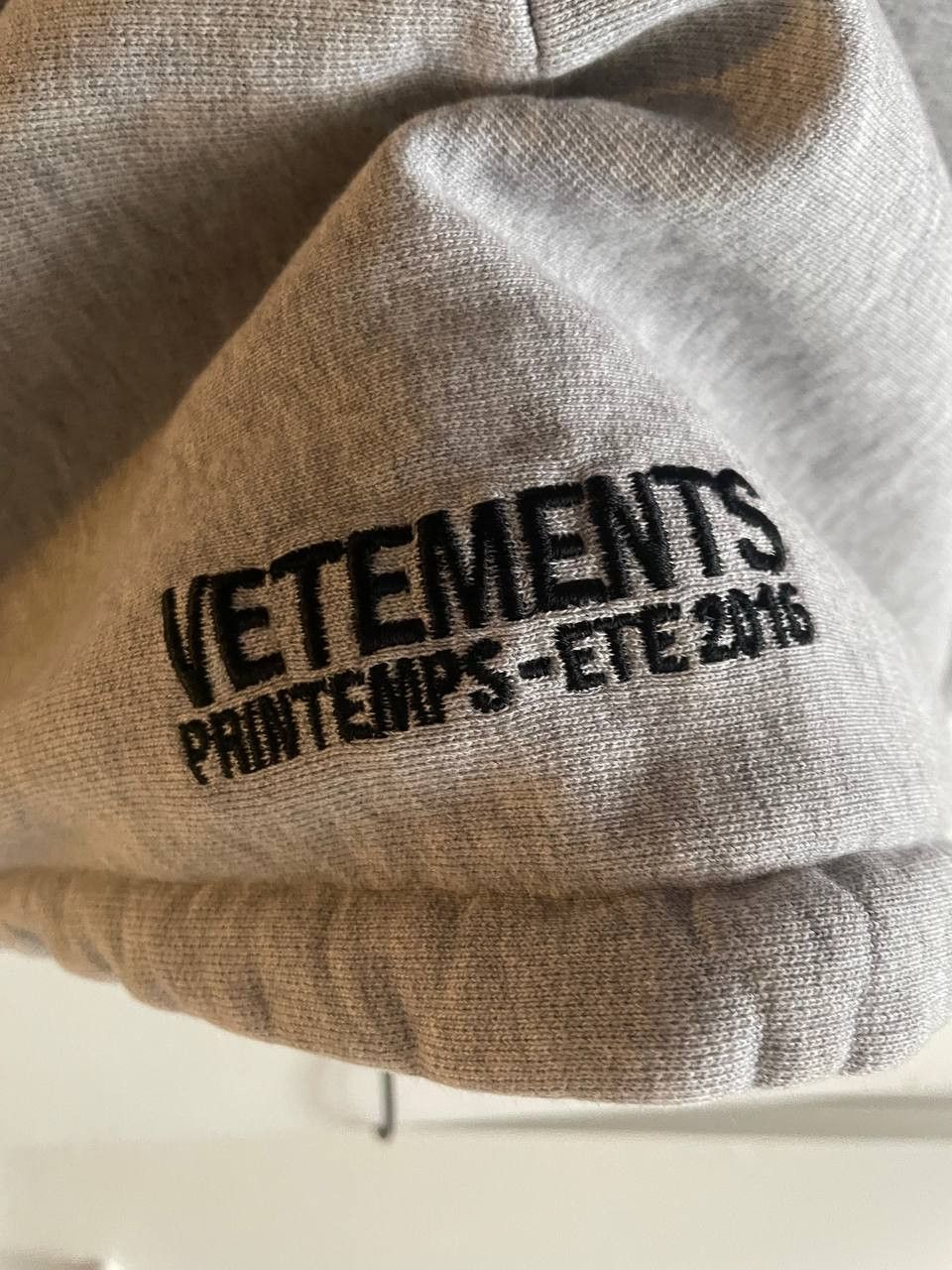 Vetements Reversible hoodie heather grey Size US S / EU 44-46 / 1 - 4 Thumbnail