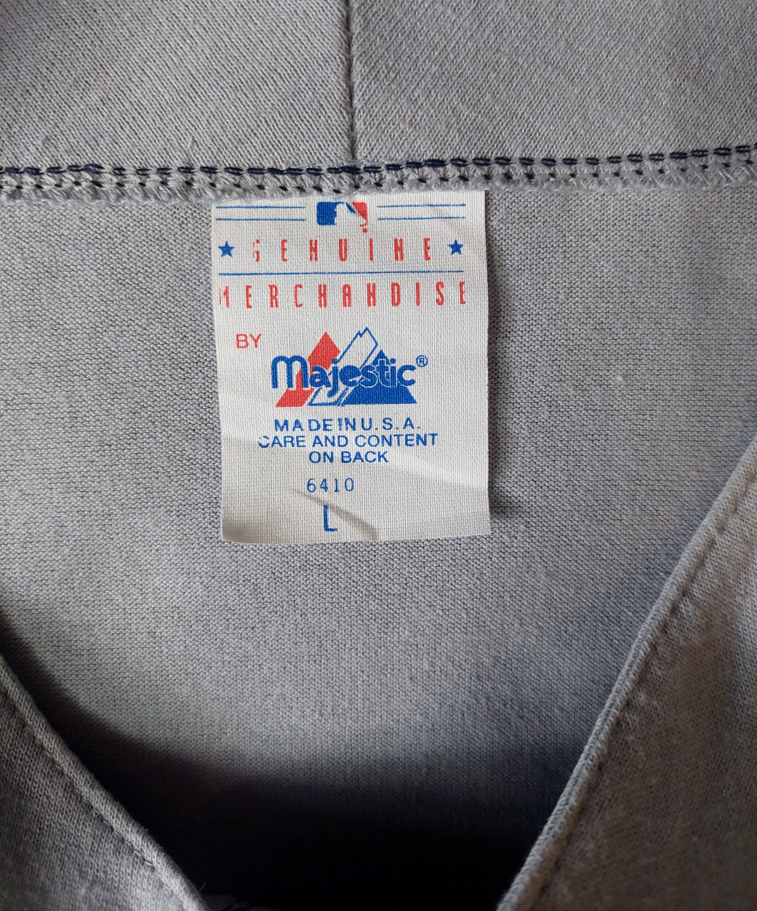 Majestic Vintage Majestic Atlanta Braves Baseball Grey Jersey Size L Size US L / EU 52-54 / 3 - 6 Thumbnail