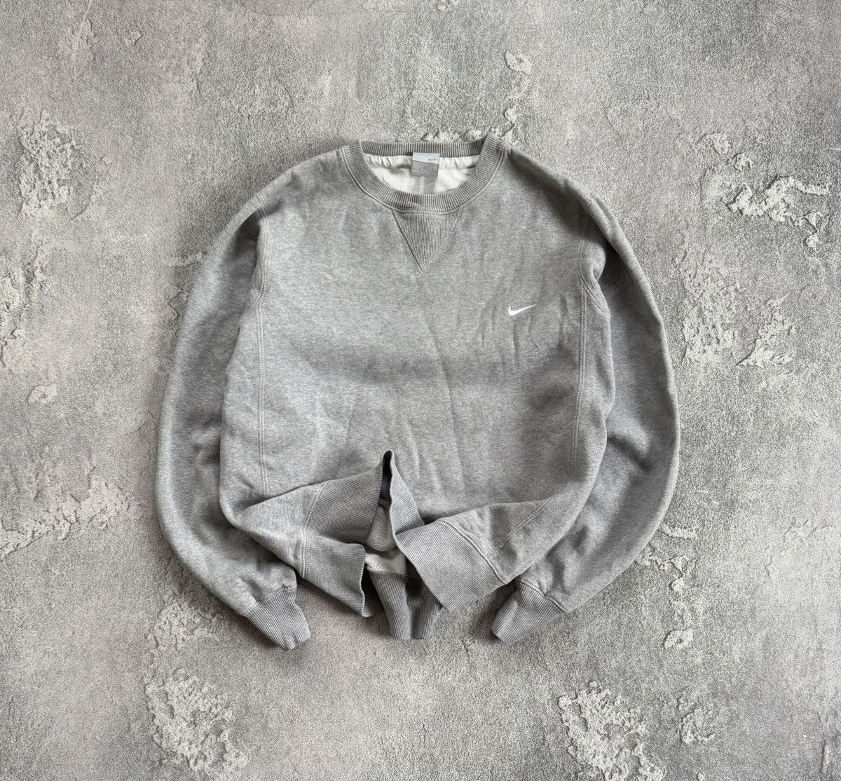 Nike × Vintage Nike S sweatshirt sweater ling sleeve jumper pullover gray Size US S / EU 44-46 / 1 - 1 Thumbnail