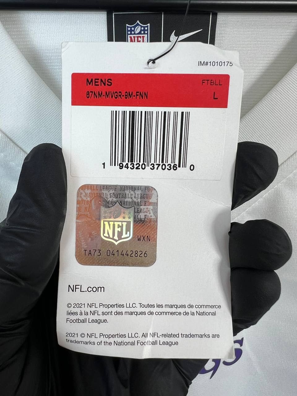 NFL MINNESOTA VIKINGS NFL JERSEY #24 JAKOB NIKE 67NM-MVGR Sz L Size US L / EU 52-54 / 3 - 4 Thumbnail