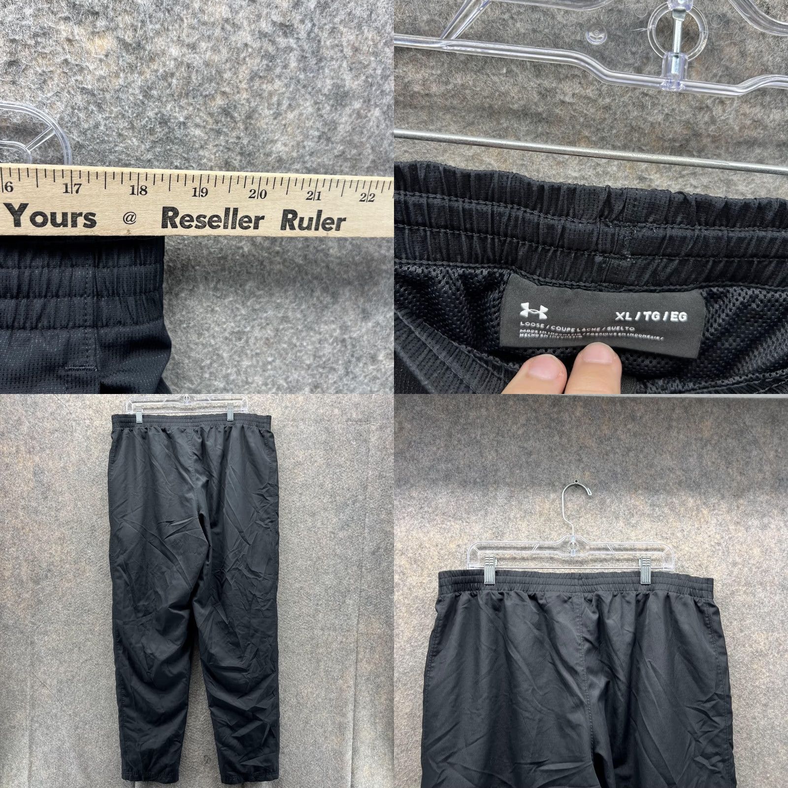 Under Armour Under Armour Sweatpants Men XL Black Athletic Training Loose Tapered Adjustable Pockets Sweatpants Regular Fit Pants Size US 36 / EU 52 - 8 Thumbnail