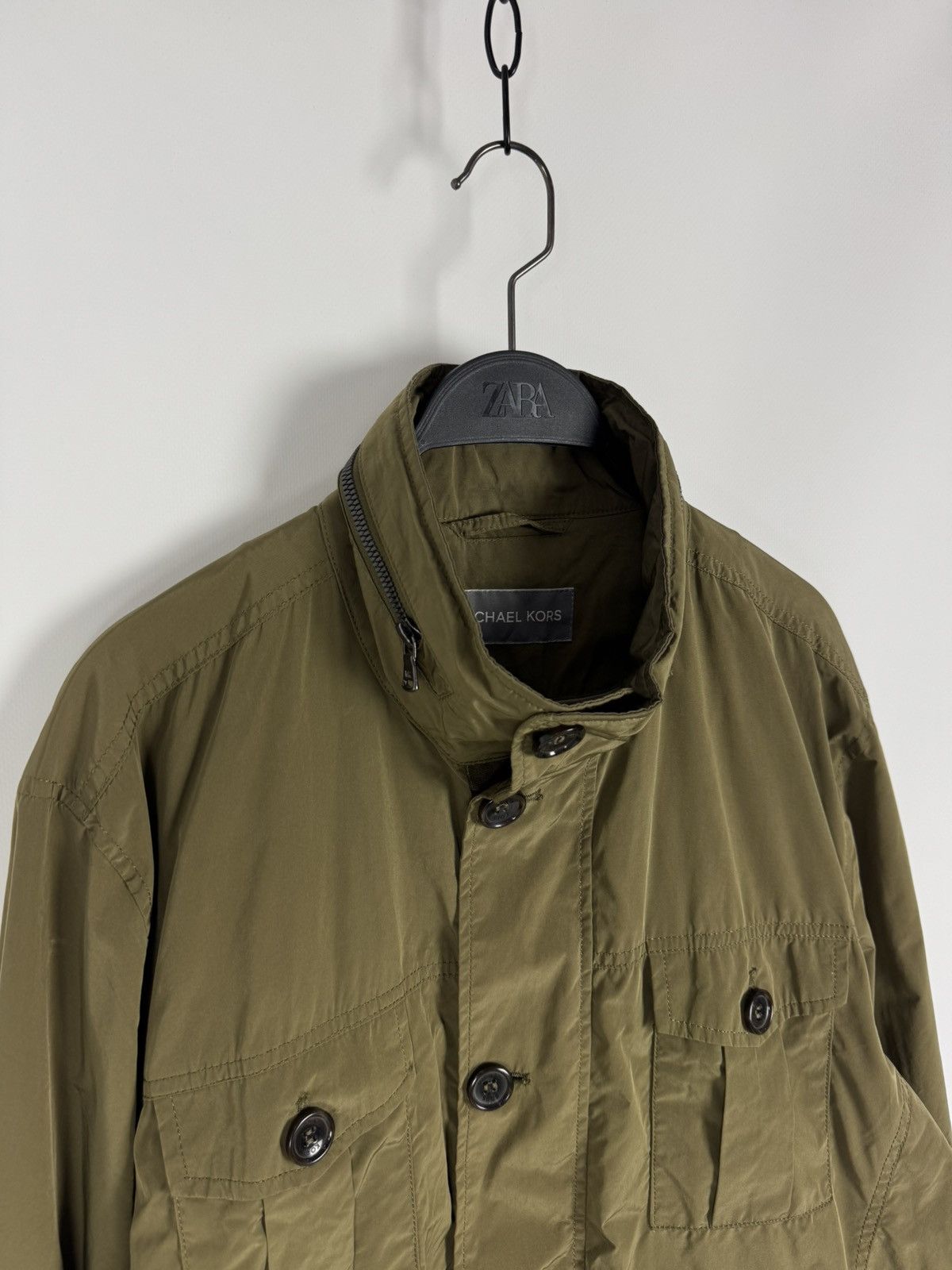 Michael Kors Michael Kors Military Field Nylon Jacket Size US L / EU 52-54 / 3 - 6 Thumbnail