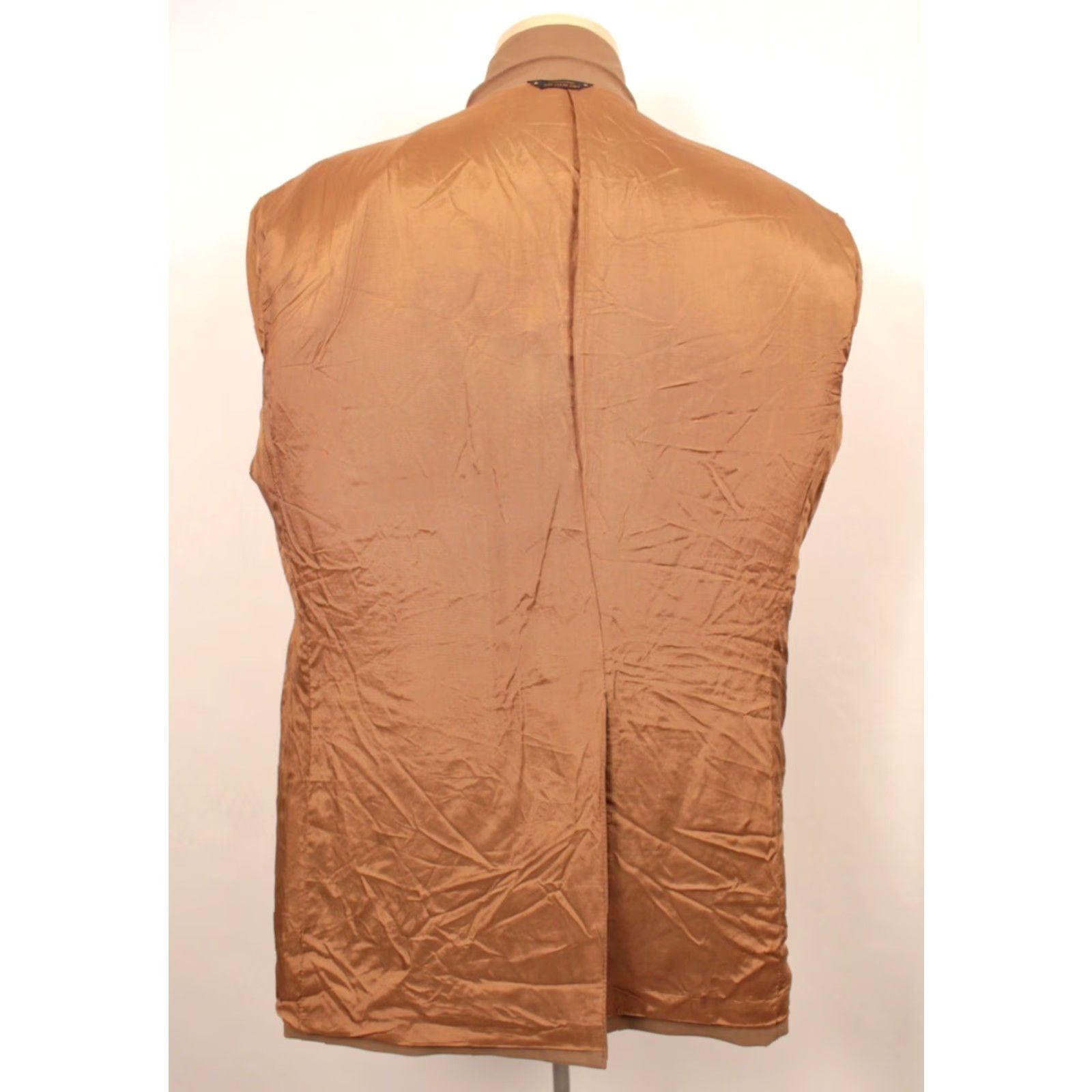 Levi's VINTAGE Levi's 70s Leisure Suit Shirt Jacket Pants 2 PC Mens Brown 44 R 1970s Disco Size 44R - 5 Thumbnail