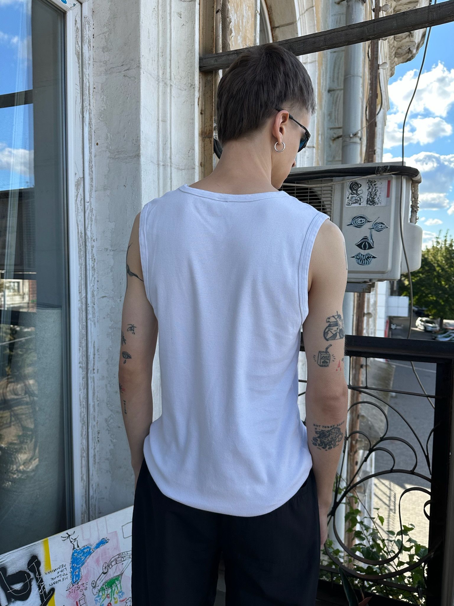 Apex Vintage APHEX TWIN Logo Scratching Tank Tops Size US L / EU 52-54 / 3 - 2 Thumbnail