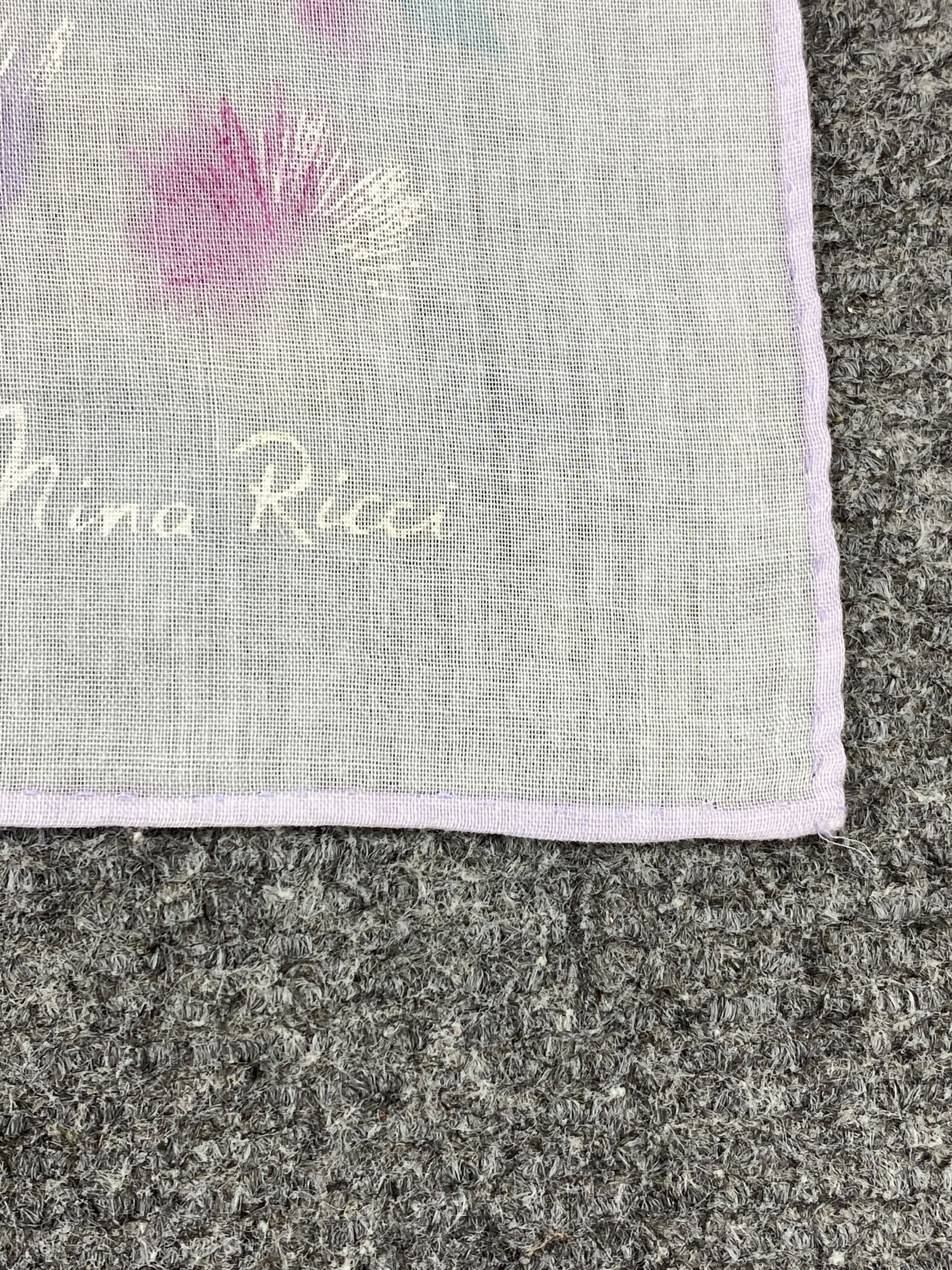 Vintage Nina Ricci Handkerchief / Neckerchief HKC1151 Size ONE SIZE - 6 Thumbnail