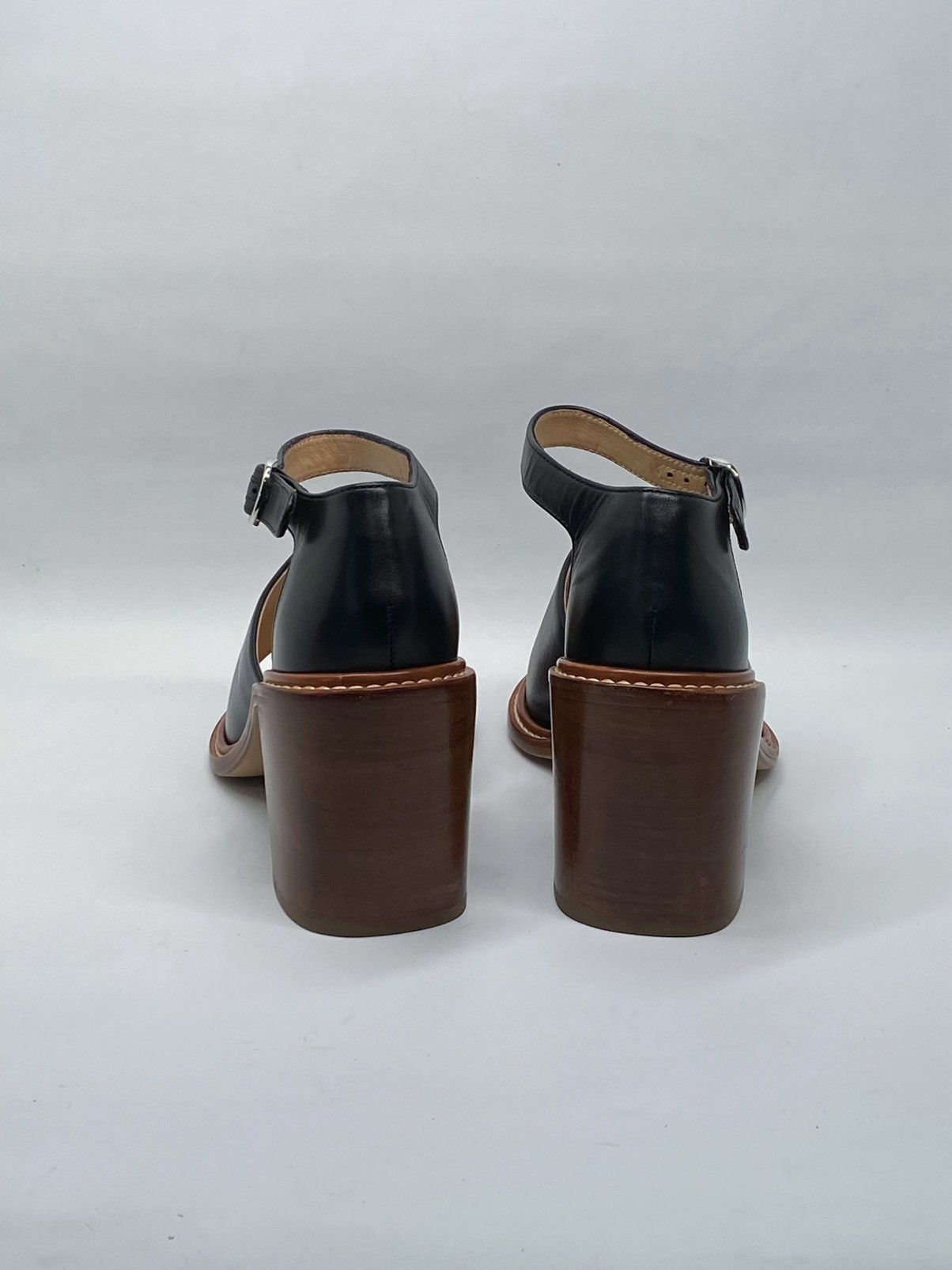 Gabriela Hearst Gabriela Hearst Beau Leather Ankle-Strap Sandals size 36 Size US 6 / IT 36 - 4 Thumbnail