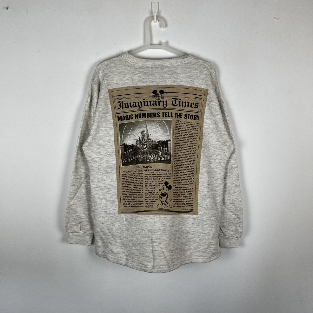 Disney Vintage Tokyo Disneyland imaginary Times Sweatshirt Size US L / EU 52-54 / 3 - 2 Thumbnail