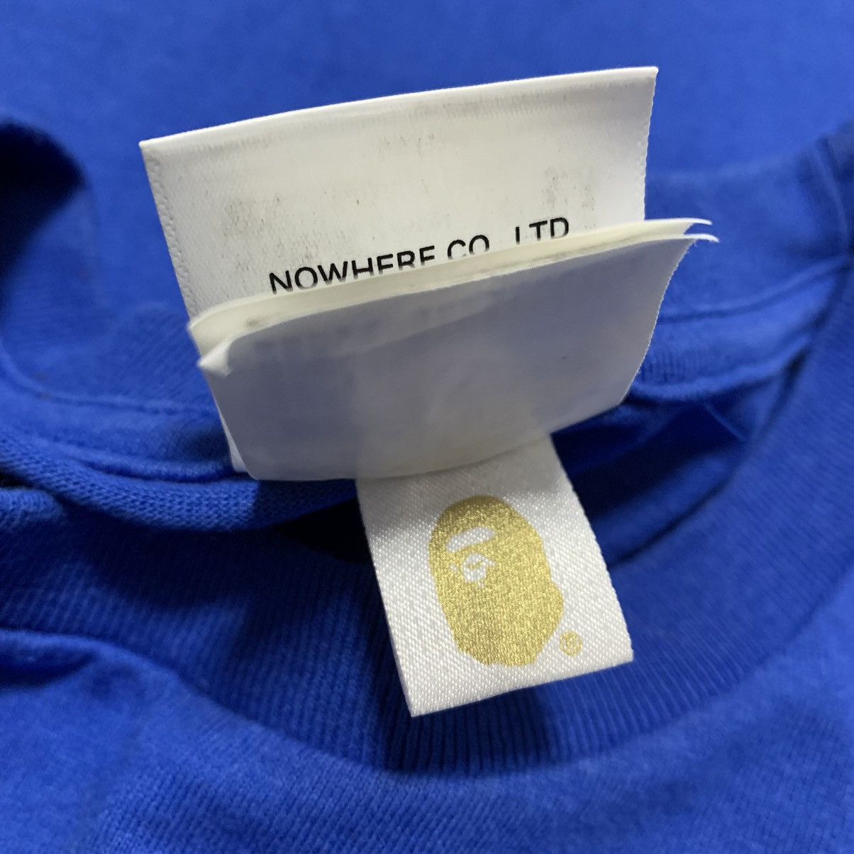 Bape Bape XL Tiger Shark Blue Tee A Bathing Ape Size US XL / EU 56 / 4 - 7 Thumbnail