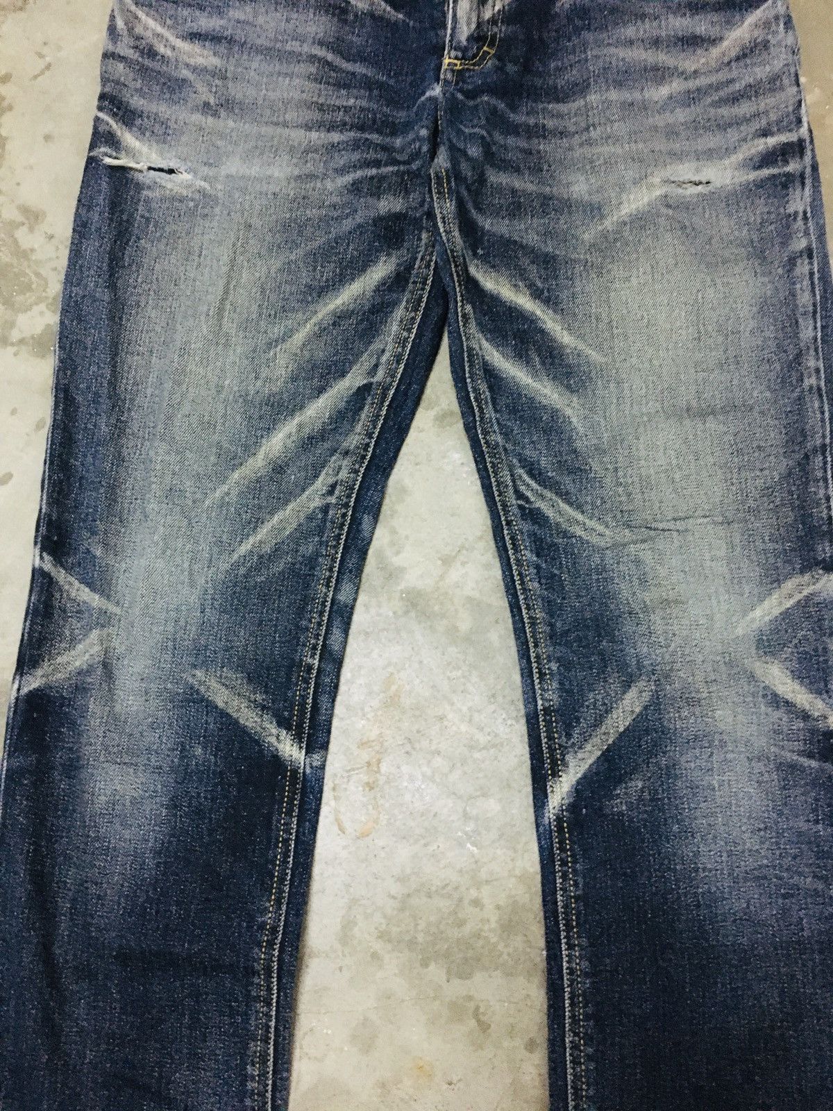 Michel Klein Michel Klein Homme Distressed Jeans (15) Size US 34 / EU 50 - 5 Thumbnail