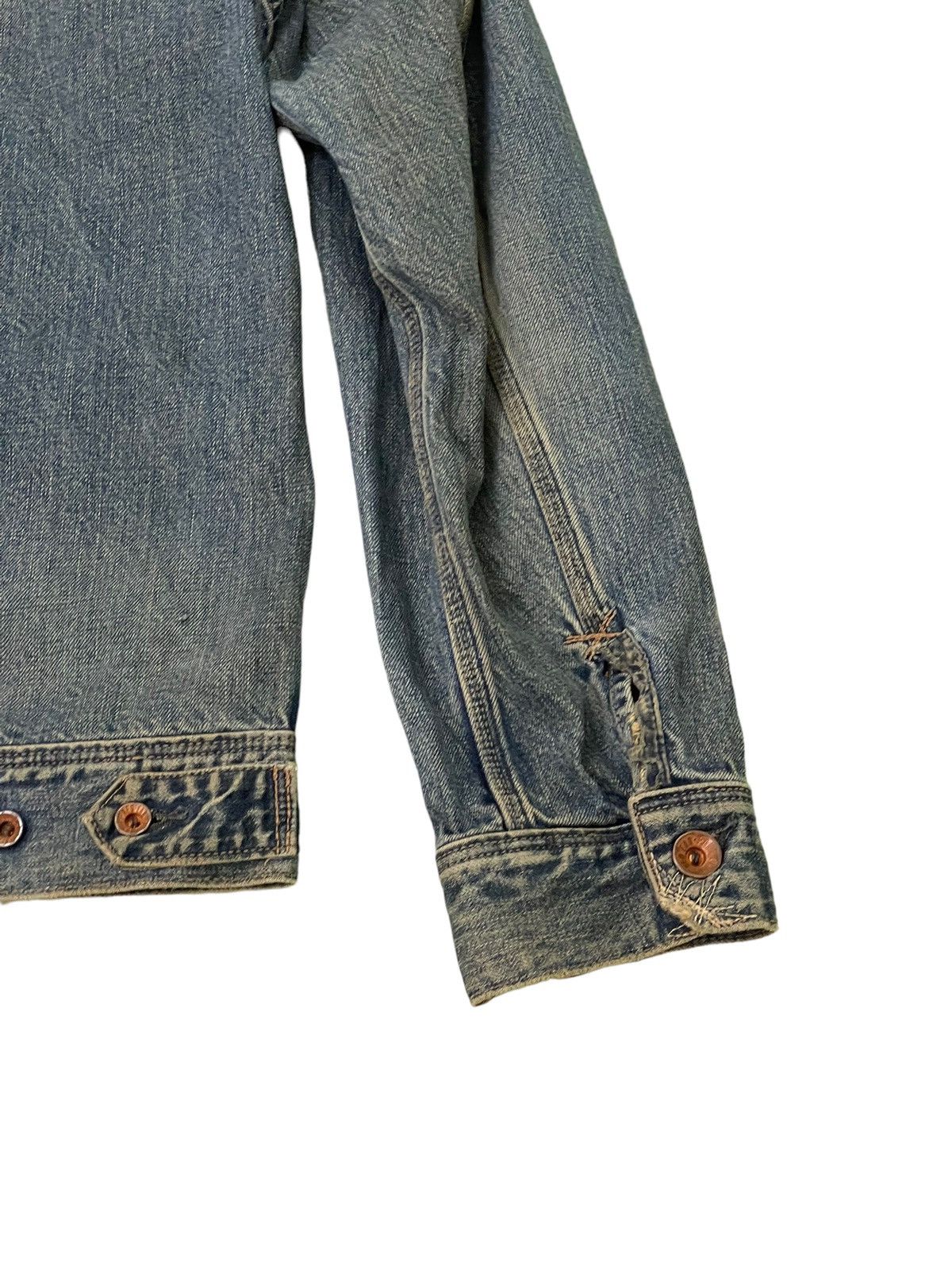 Paul Smith Distress Denim Jacket Paul Smith Red Ear Japan 5🟩5 Size US S / EU 44-46 / 1 - 13 Thumbnail
