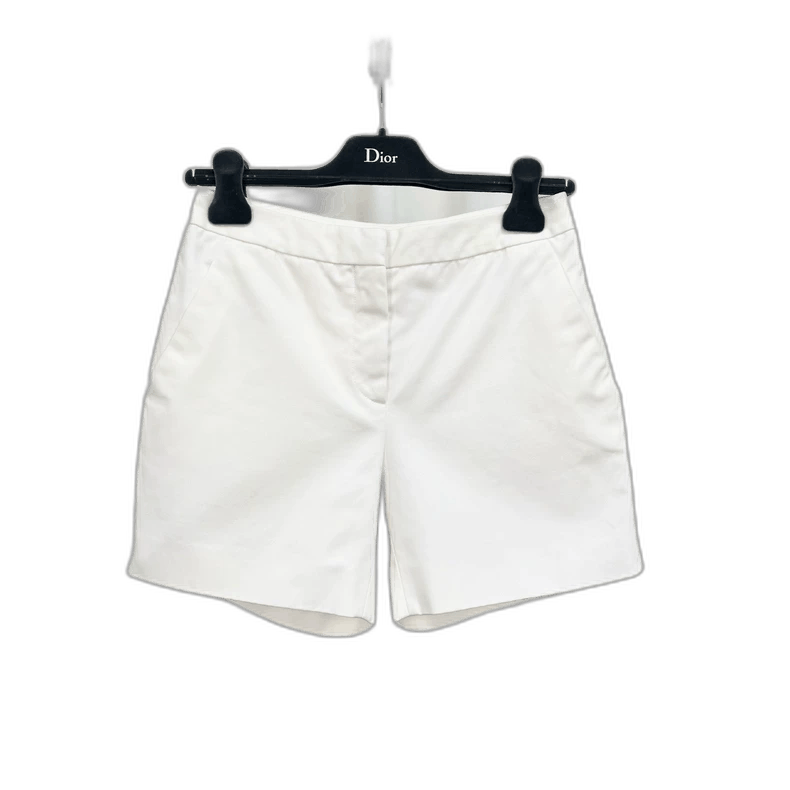 Dior Dior Dior White Shorts Size F34-2507 Size 33" - 1 Thumbnail