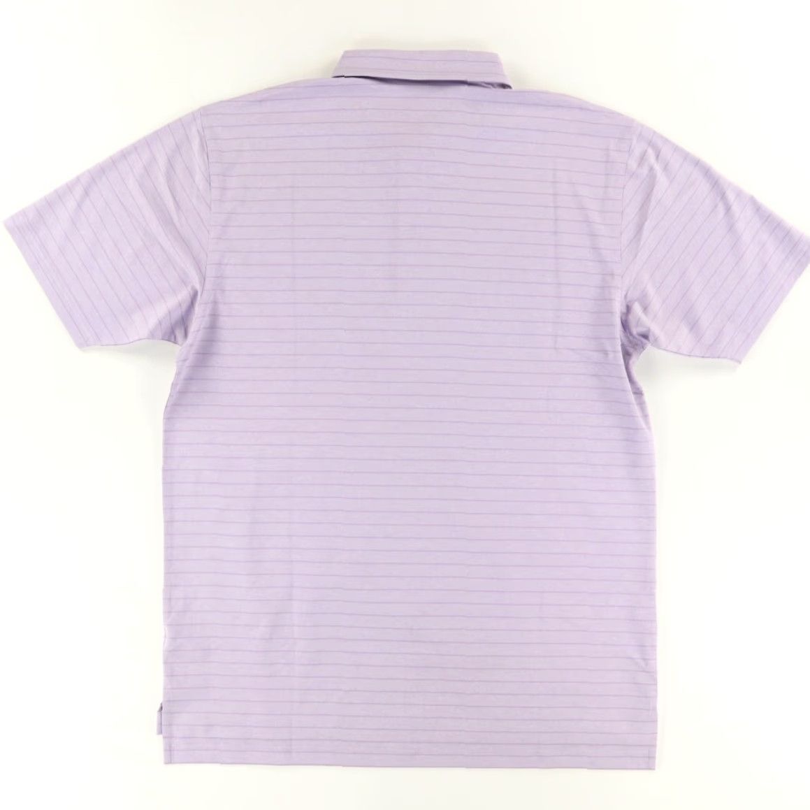 Vintage Dunning Coolmax Golf High Stretch Striped Polo Shirt Lavender Men's XL Shirt Size US XL / EU 56 / 4 - 4 Thumbnail