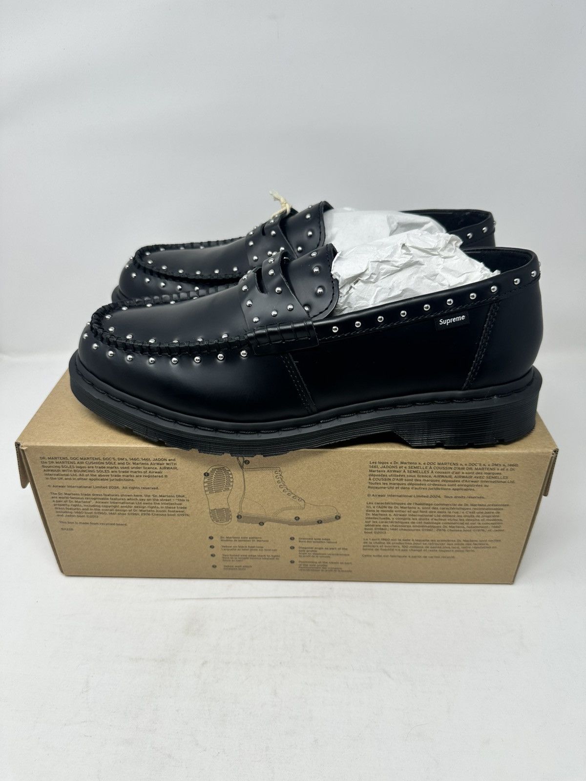 Supreme Supreme Dr. Martens Studded Penton Loafer | Grailed