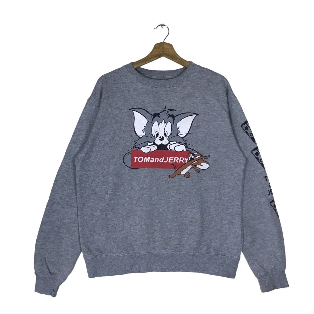 Vintage Vintage Tom and Jerry Cartoon Character Pullover Jumper Size US XL / EU 56 / 4 - 1 Thumbnail