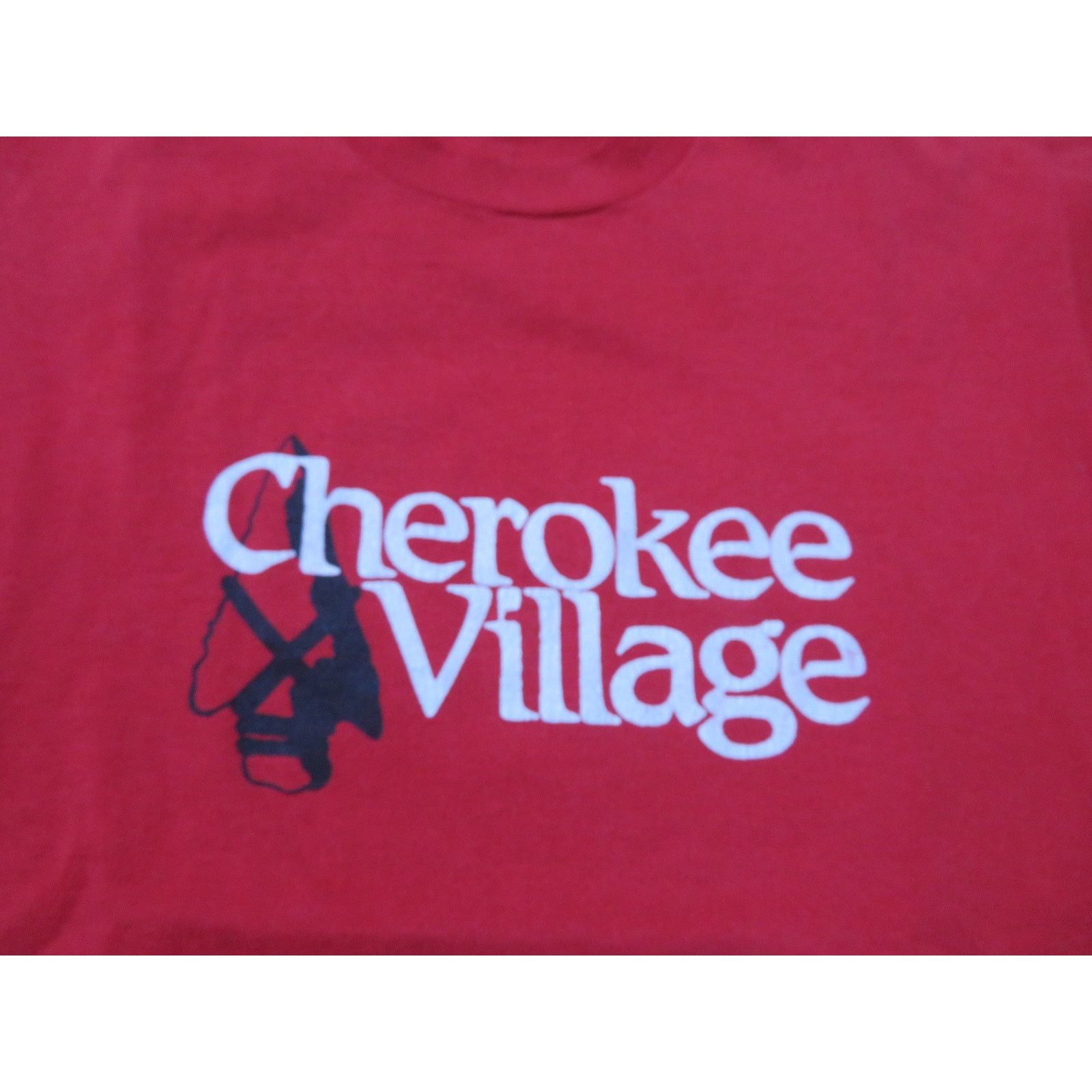 Other Cherokee Village Arkansas Red T-shirt Sz M 1990s Size US M / EU 48-50 / 2 - 2 Thumbnail