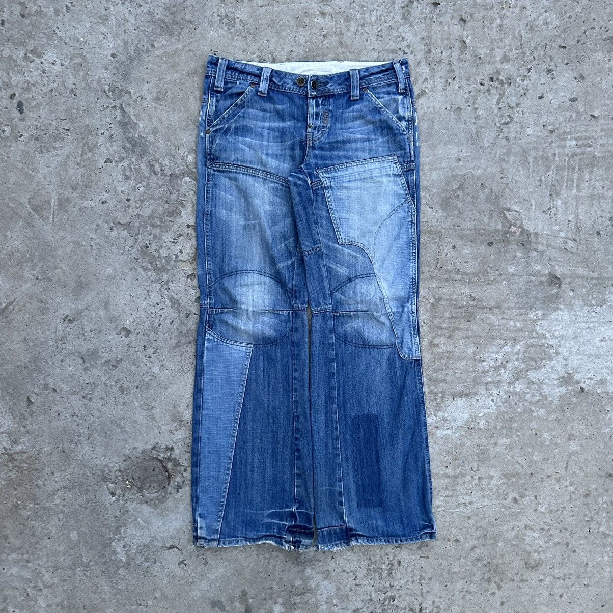 G-Star Vintage Ultra Rare G-Star Raw Jeans Size W30xL32 Crazy Fit Size US 30 / EU 46 - 1 Thumbnail