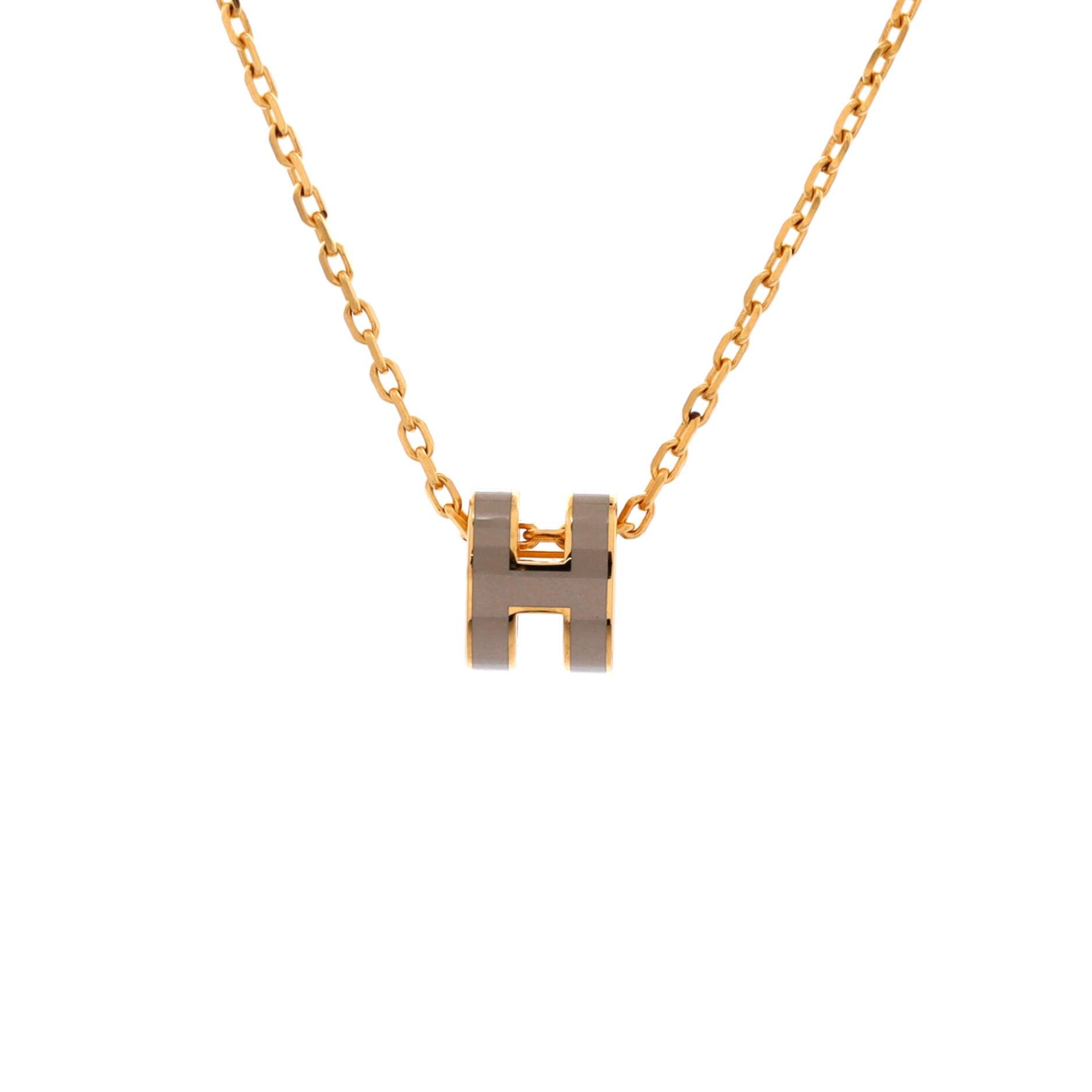 Hermes Pop H Pendant Chain Necklace Size ONE SIZE - 1 Thumbnail