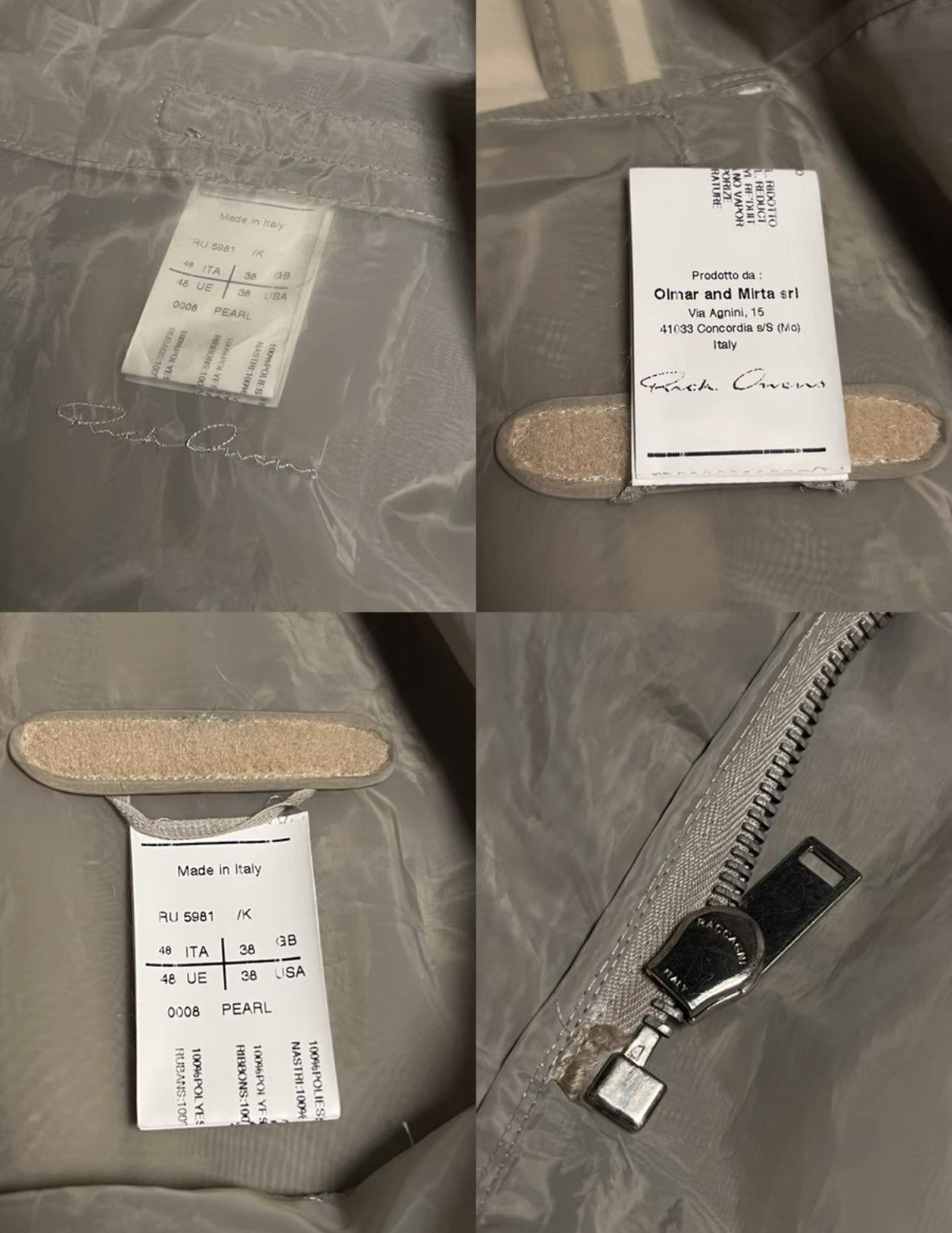 Rick Owens Rick Owens 13SS Runway Sheer Mesh Tape Fishtail Coat Size US M / EU 48-50 / 2 - 7 Thumbnail