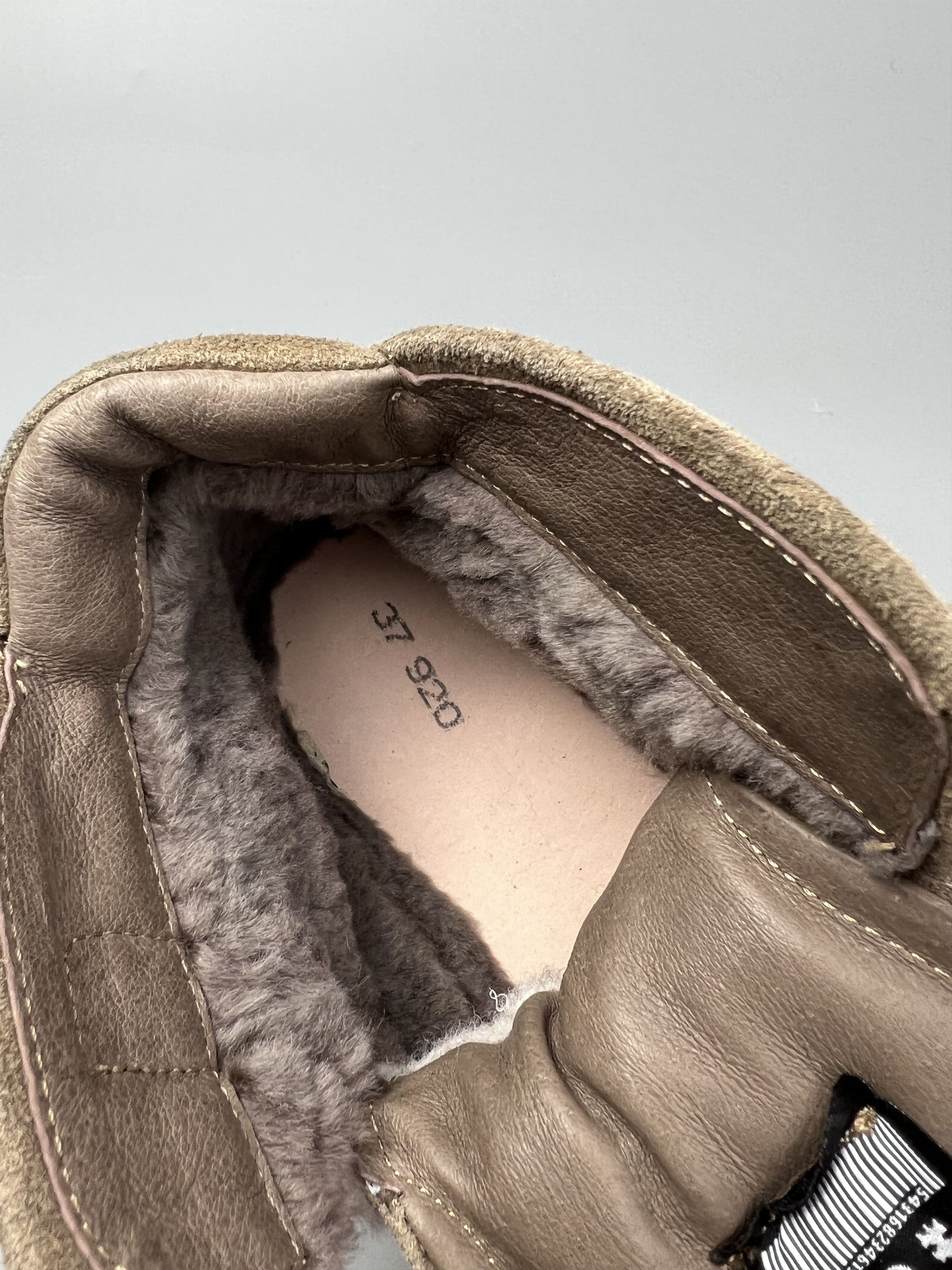 Designer × Japanese Brand Momino Women's Hi-Top Insulation Suede Sneakers Size 37 Size US 6 / IT 36 - 10 Thumbnail