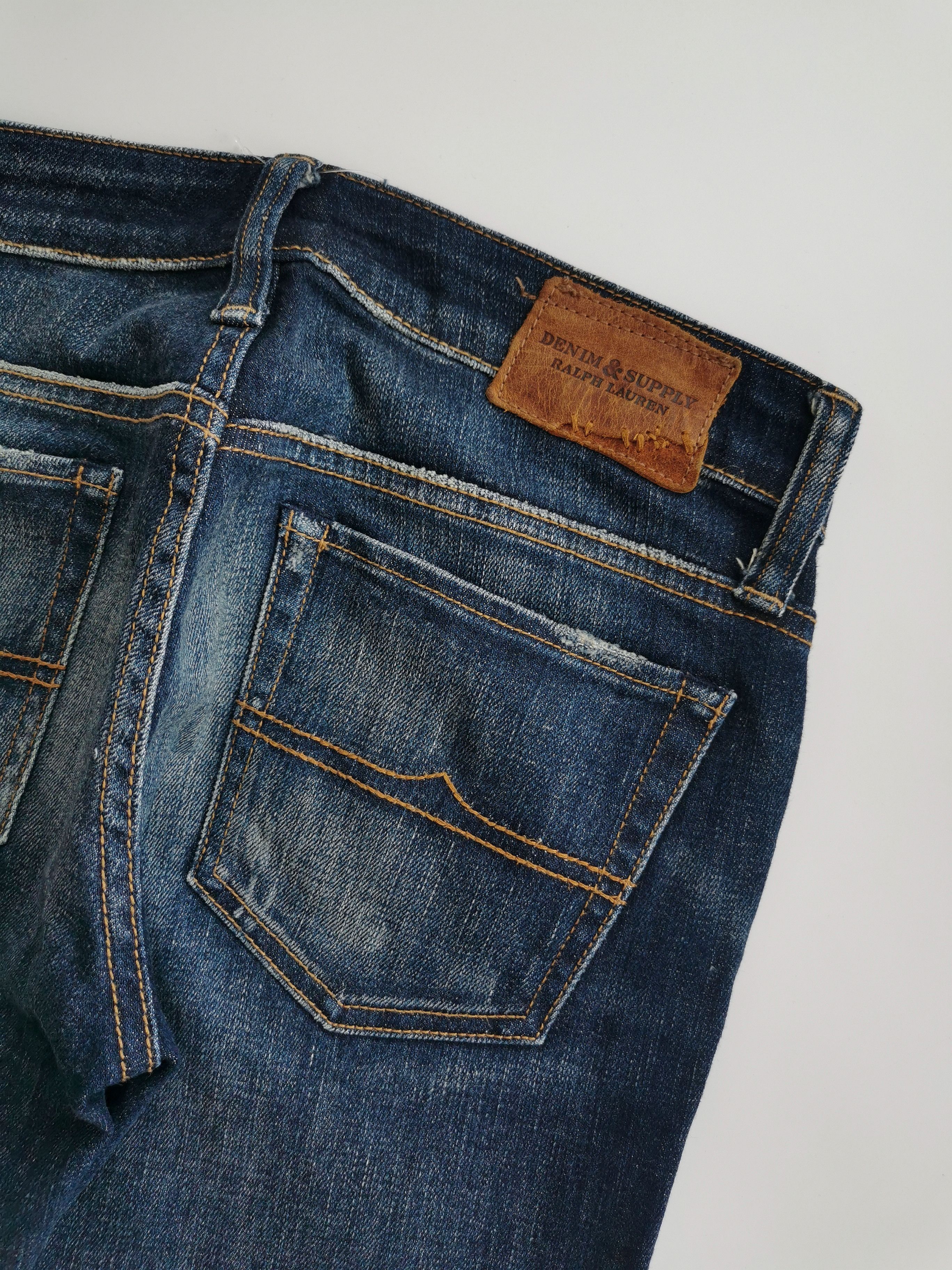 RRL Ralph Lauren Denim Supply Ralph Lauren Ripped Skinny Jeans Size US 27 - 11 Thumbnail